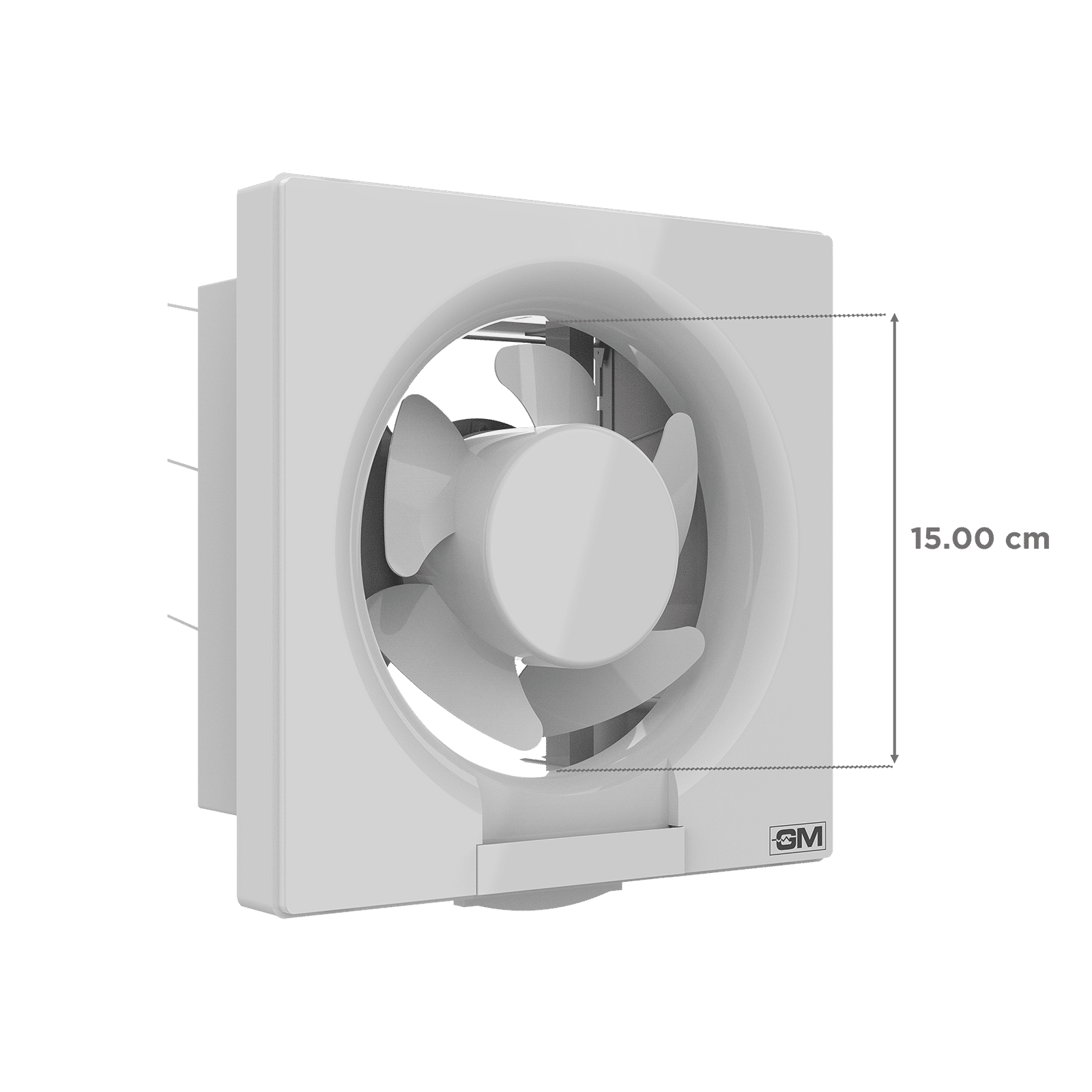 GM Eco Air 150mm Exhaust Fan (Low Noise Operation, White)_2