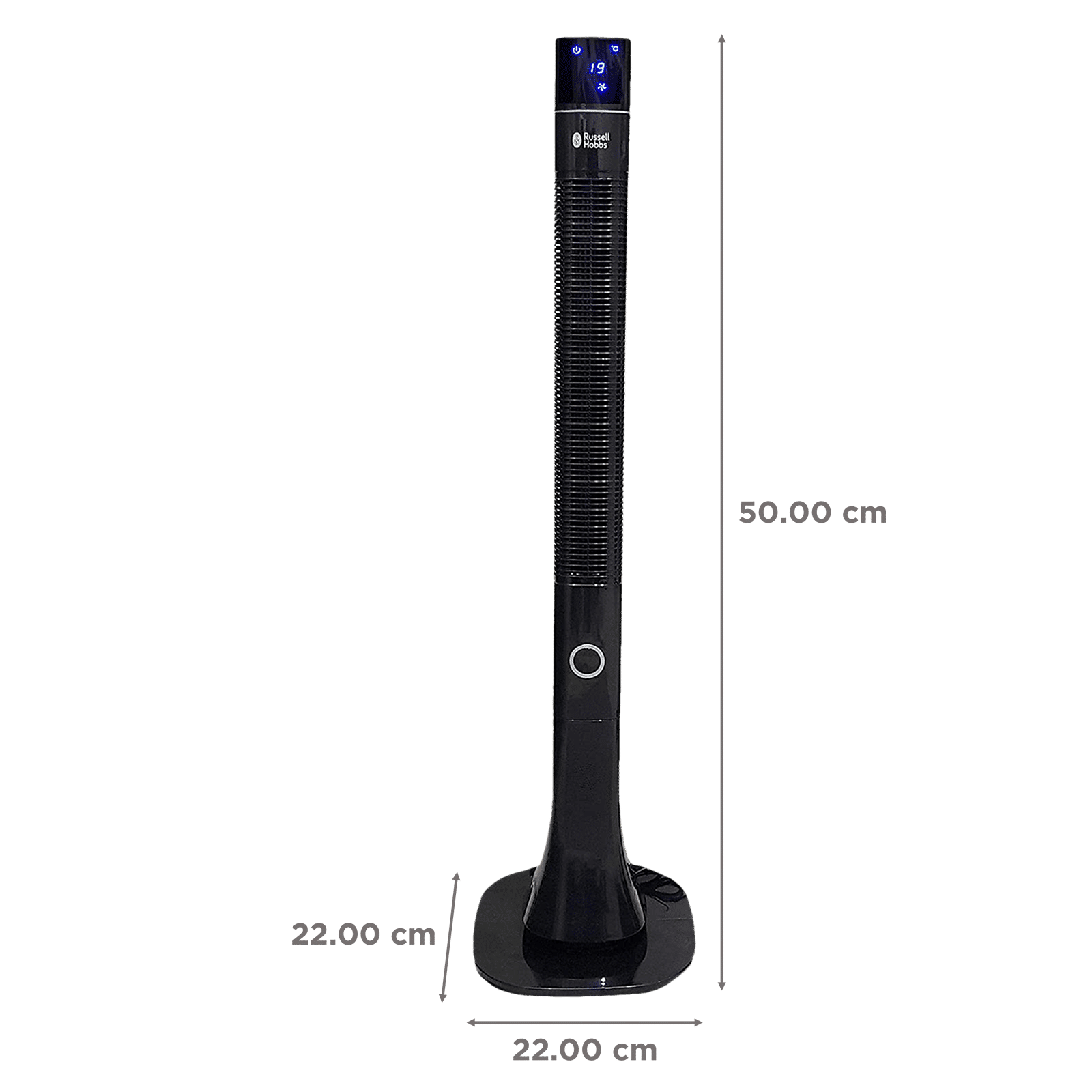 Russell Hobbs RTF-4800 Bladeless 13800 m3/hr Air Delivery Tower Fan with Remote (Superior Quality, Black) Russell Hobbs RTF-4800 Bladeless 13800 m3/hr Air Delivery Tower Fan with Remote (Superior Quality, Black)_2
