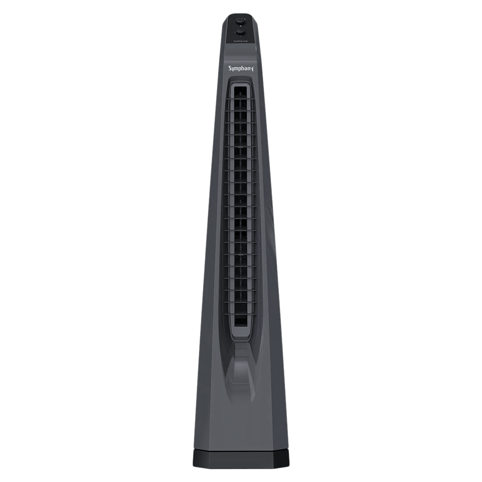 Symphony Surround Bladeless 25 ft Air Throw 650 m3/hr Air Delivery Tower Fan (Powerful Air Throw, Dark Grey) Symphony Surround Bladeless 25 ft Air Throw 650 m3/hr Air Delivery Tower Fan (Powerful Air Throw, Dark Grey)_1