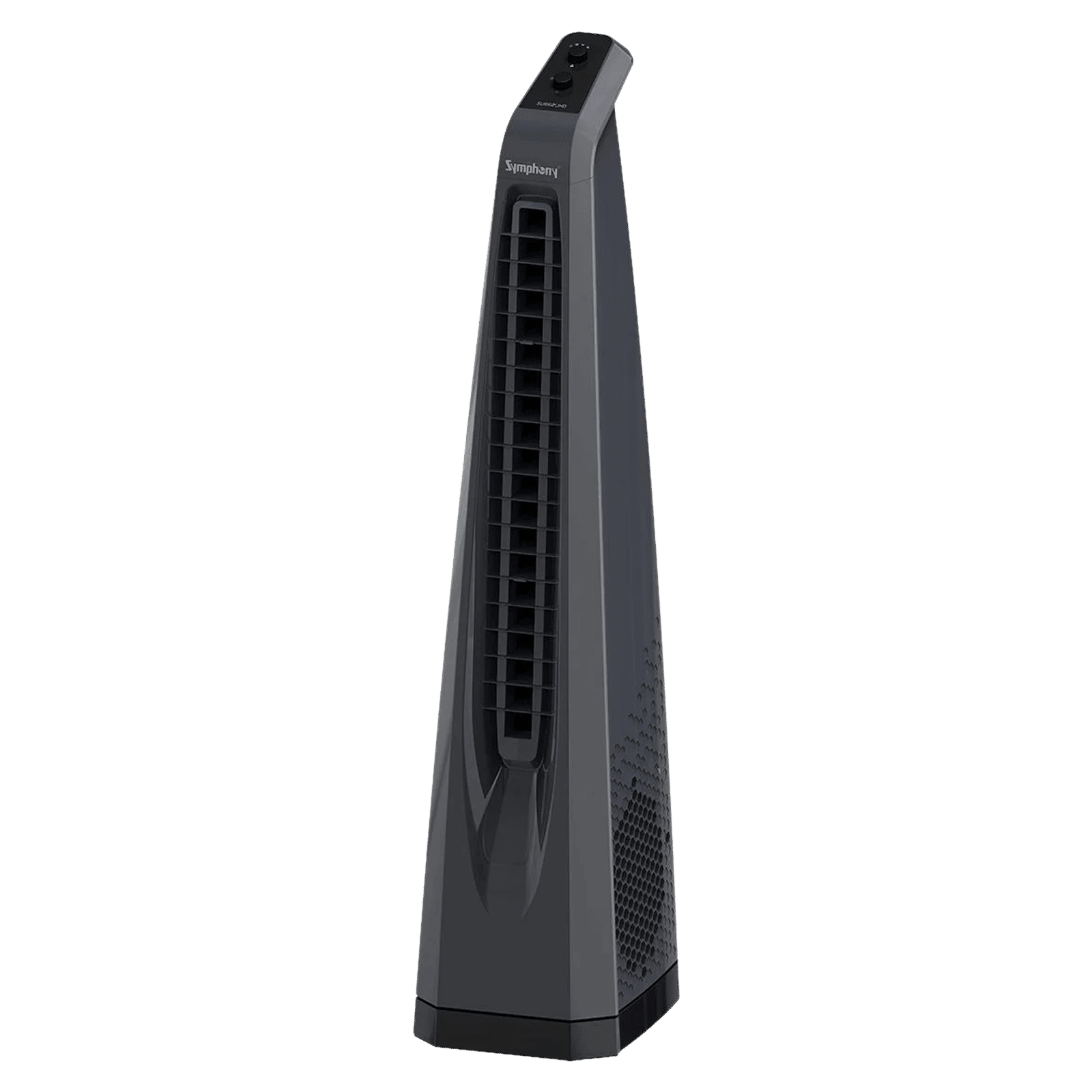 Symphony Surround Bladeless 25 ft Air Throw 650 m3/hr Air Delivery Tower Fan (Powerful Air Throw, Dark Grey) Symphony Surround Bladeless 25 ft Air Throw 650 m3/hr Air Delivery Tower Fan (Powerful Air Throw, Dark Grey)_4