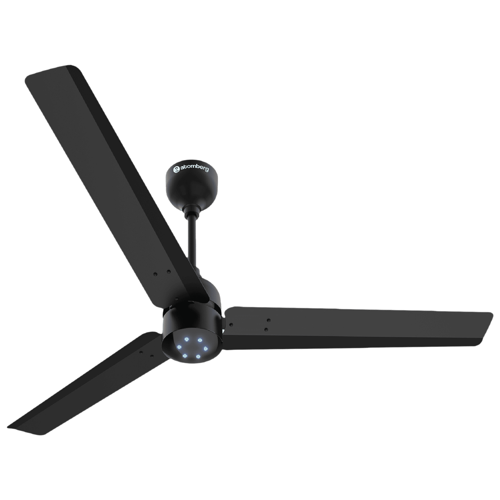 atomberg Renesa 5 Star 1200mm 3 Blade BLDC Motor Ceiling Fan with Remote (LED Speed Indicator, Midnight Black)_1
