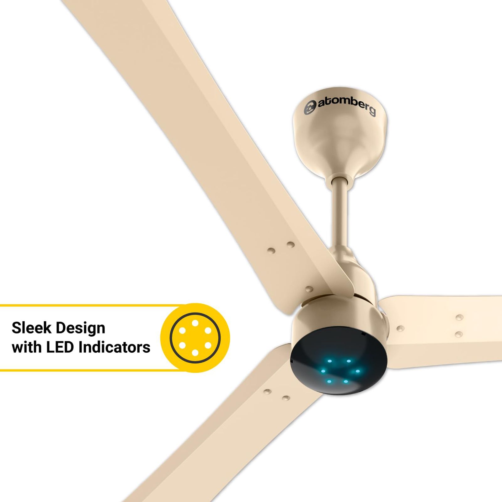 atomberg Renesa Plus 5 Star 1200mm 3 Blade BLDC Motor Ceiling Fan with Remote (LED Indicator, Metallic Gold) atomberg Renesa Plus 5 Star 1200mm 3 Blade BLDC Motor Ceiling Fan with Remote (LED Indicator, Metallic Gold)_11