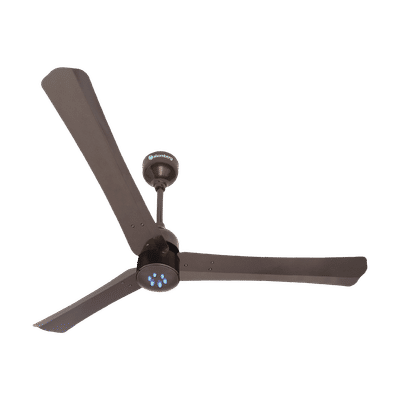 atomberg Renesa Smart+ 5 Star 1200mm 3 Blade BLDC Motor Smart Ceiling Fan with Remote (Alexa & Google Assistant, Earth Brown)