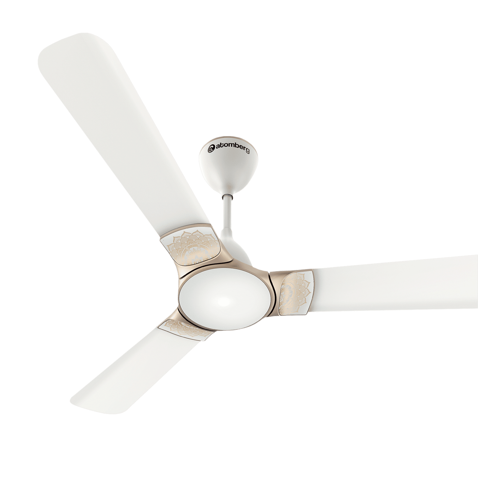 atomberg Erica 5 Star 1200mm 3 Blade BLDC Motor Ceiling Fan with Remote (LED Indicator, Snow White)_1