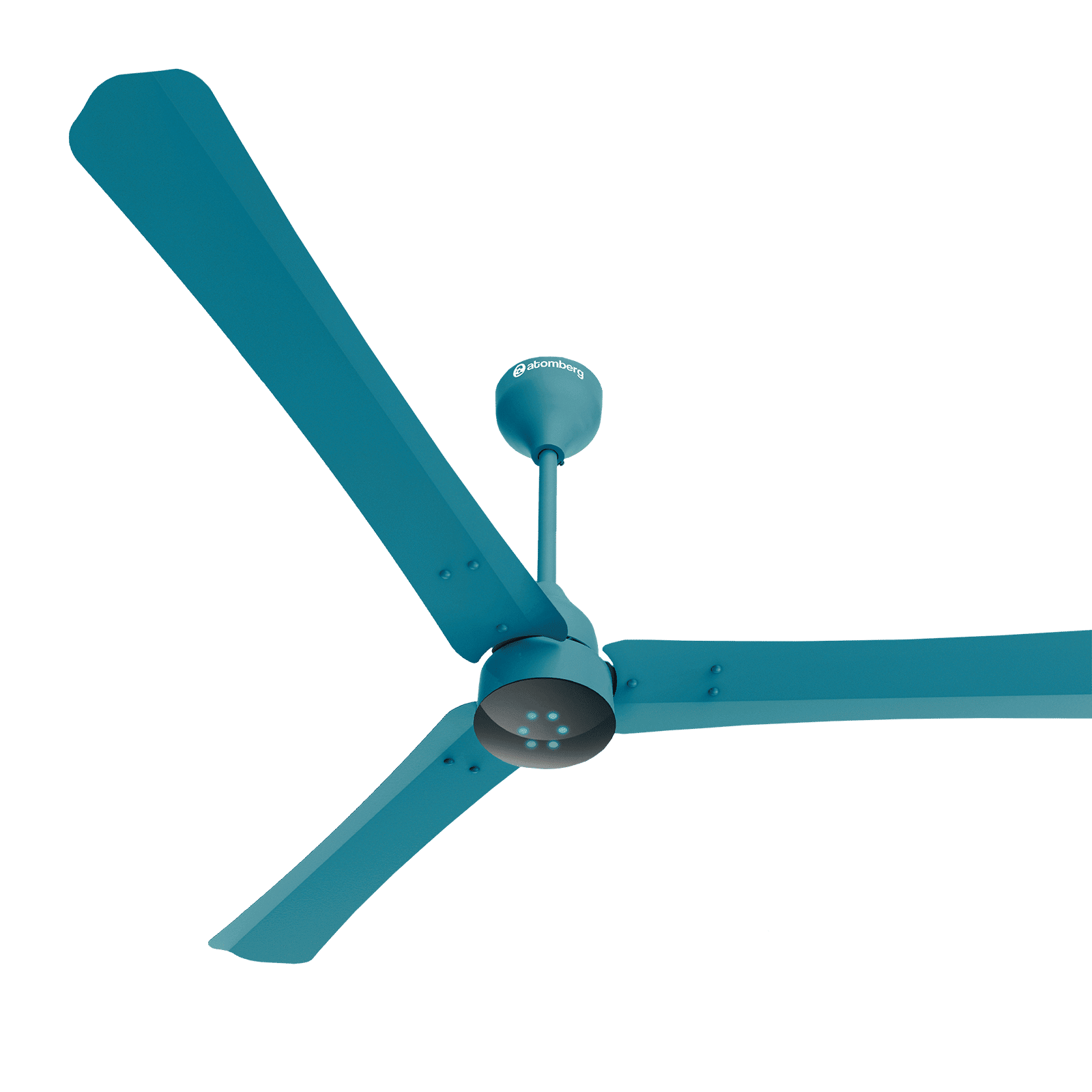 atomberg Renesa+ 5 Star 1200mm 3 Blade BLDC Motor Ceiling Fan with Remote (LED Indicator, Aegean Blue) atomberg Renesa+ 5 Star 1200mm 3 Blade BLDC Motor Ceiling Fan with Remote (LED Indicator, Aegean Blue)_1
