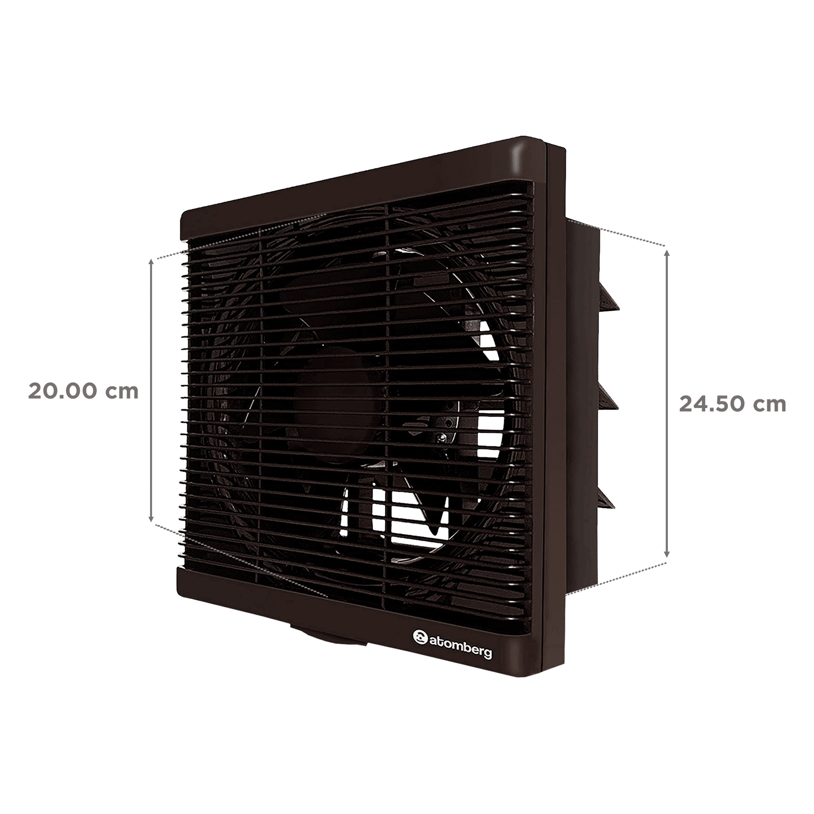 atomberg Efficio 8 Inch 200mm Exhaust Fan with BLDC Motor (Silent Operation, Umber Brown)_2