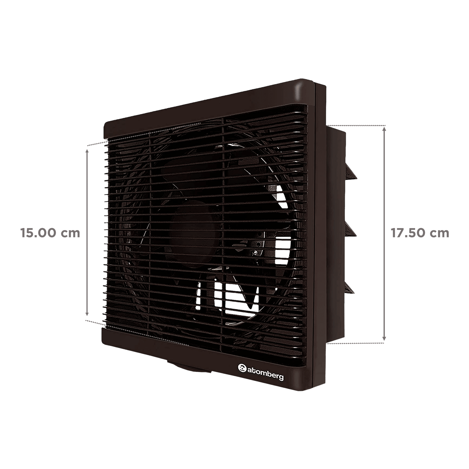 atomberg Efficio 6 Inch 150mm Exhaust Fan with BLDC Motor (Silent Operation, Umber Brown)_2