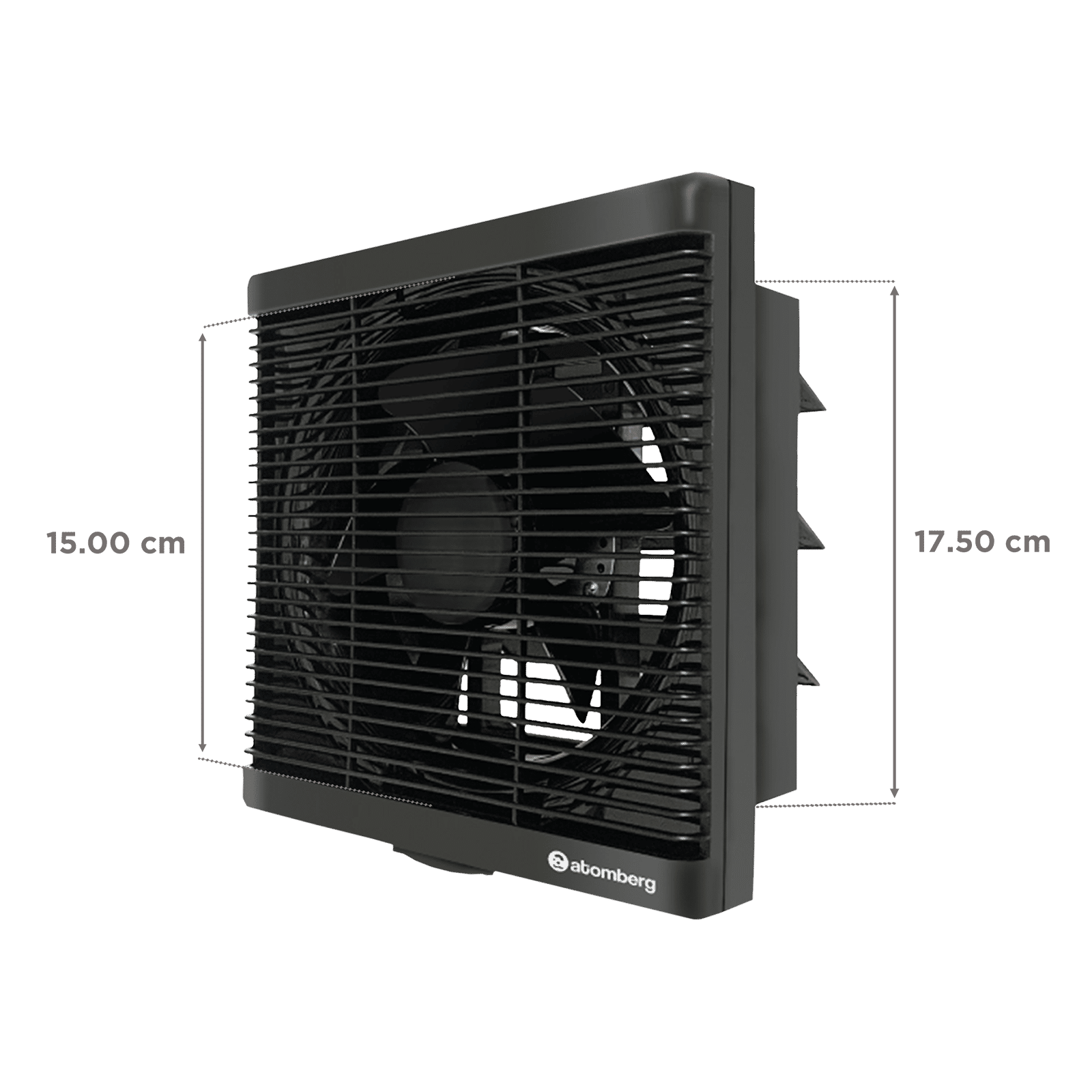 atomberg Efficio 6 Inch 150mm Exhaust Fan with BLDC Motor (Silent Operation, Black)_2