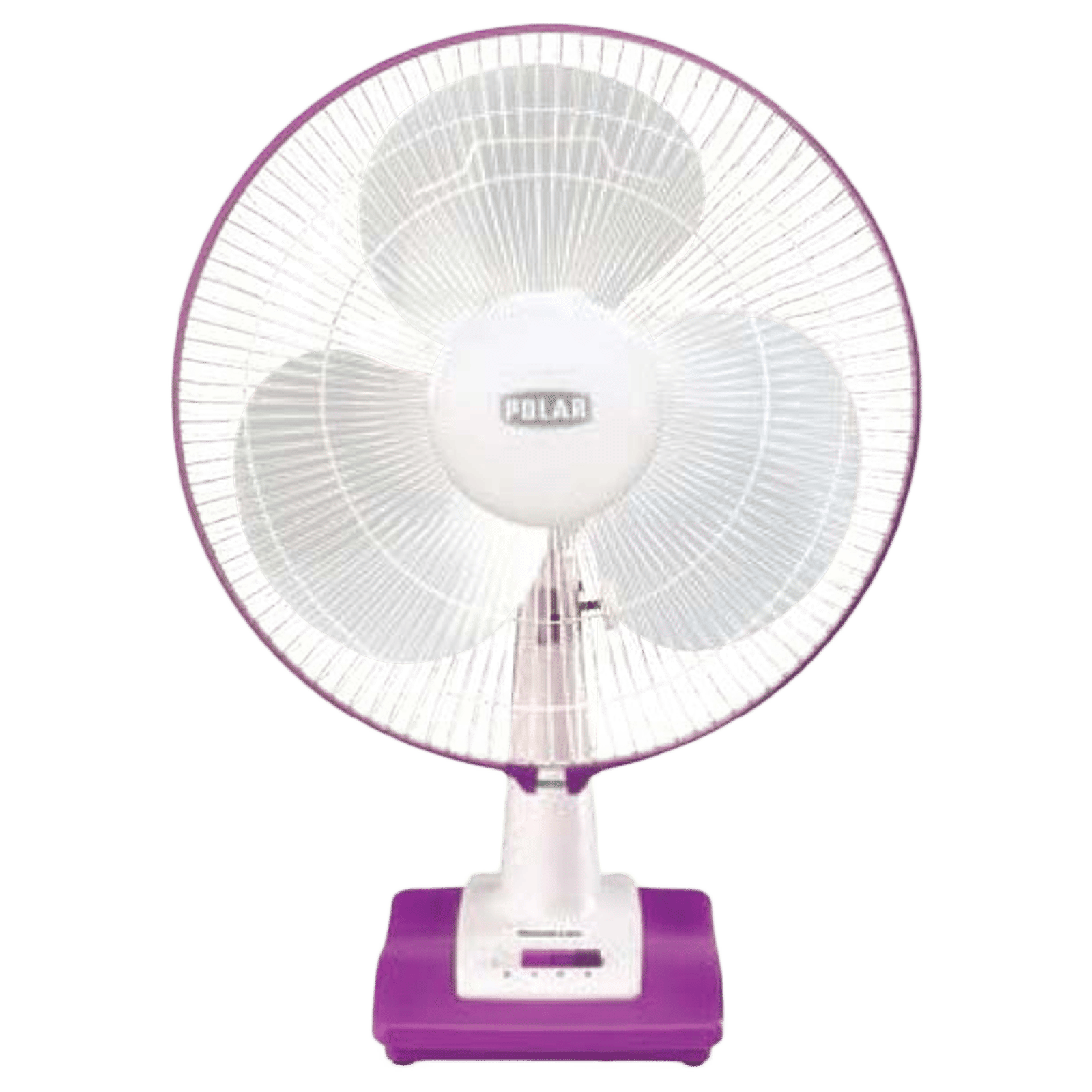 POLAR Annexer 400mm 3 Blade Thermal Overload Protector Table Fan (Silent Operation, White & Mauve) POLAR Annexer 400mm 3 Blade Thermal Overload Protector Table Fan (Silent Operation, White & Mauve)_1
