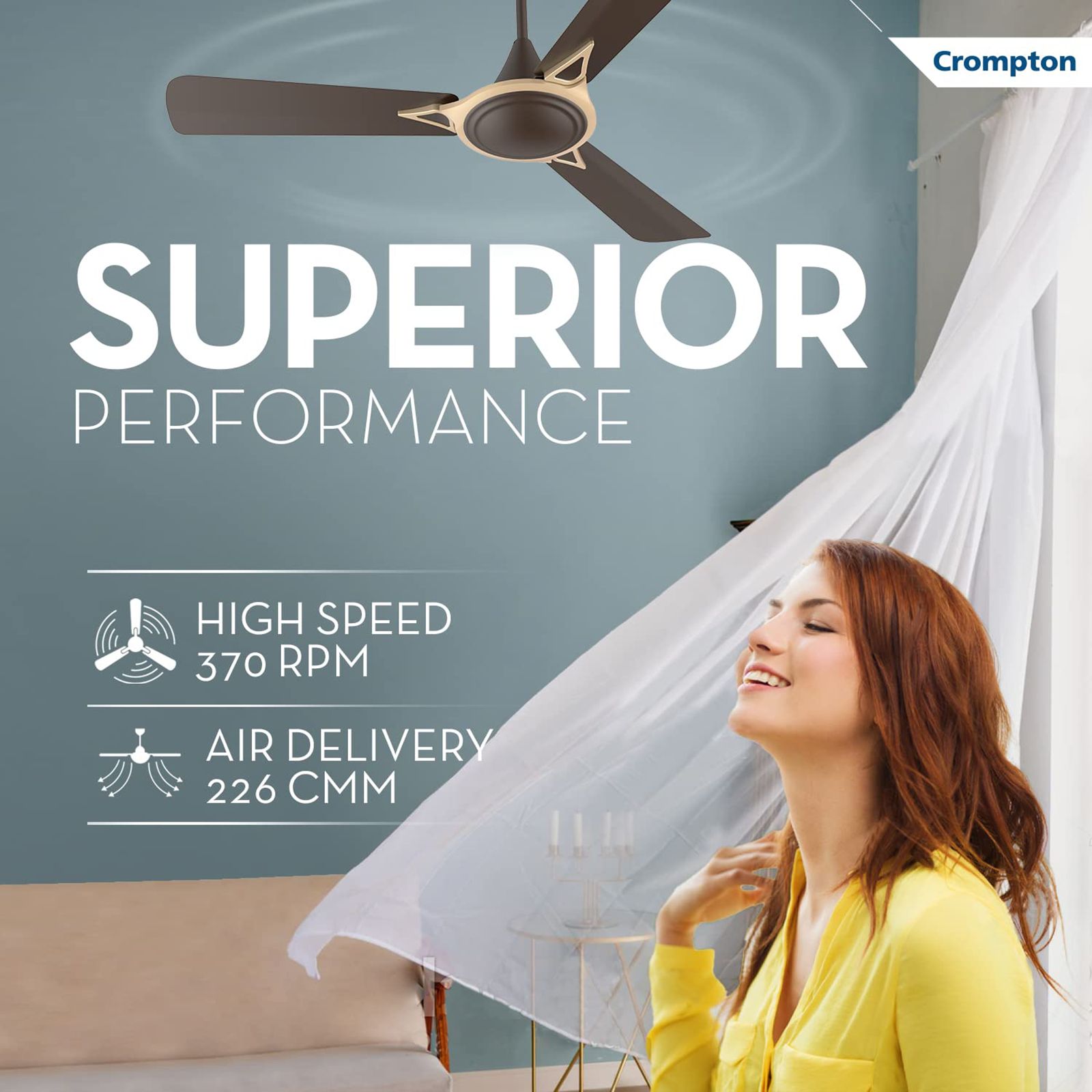 Crompton Premion Avancer Prime 1 Star 1200mm 3 Blade Copper Motor Ceiling Fan (Anti Rust, Bakers Brown) Crompton Premion Avancer Prime 1 Star 1200mm 3 Blade Copper Motor Ceiling Fan (Anti Rust, Bakers Brown)_10