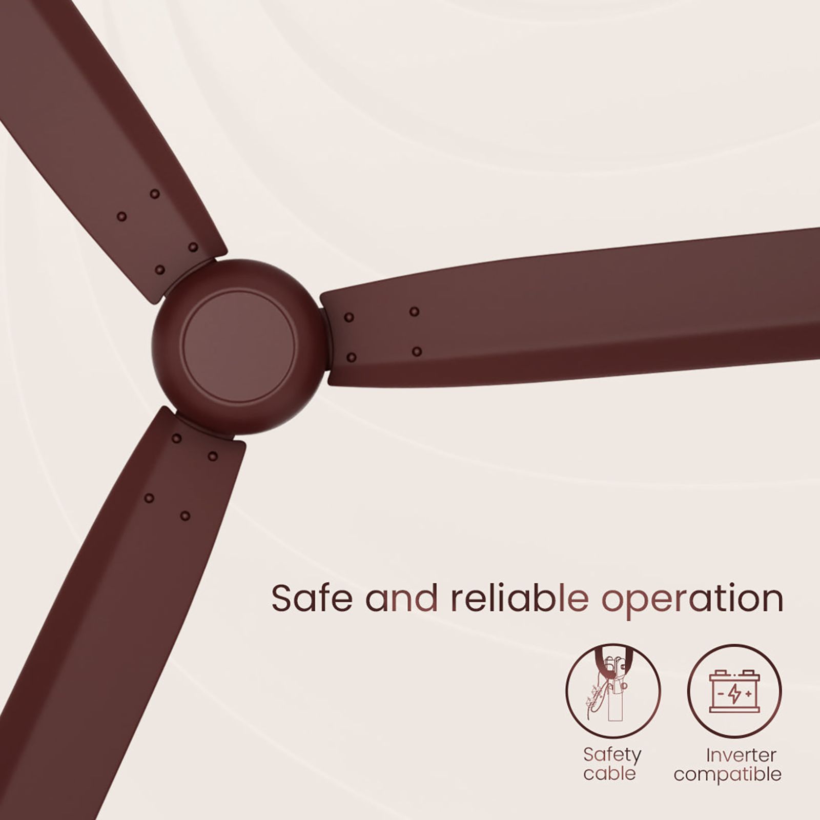 Crompton Energion Groove 5 Star 1200mm 3 Blade BLDC Motor Ceiling Fan with Remote (Anti Rust, Brown)_9