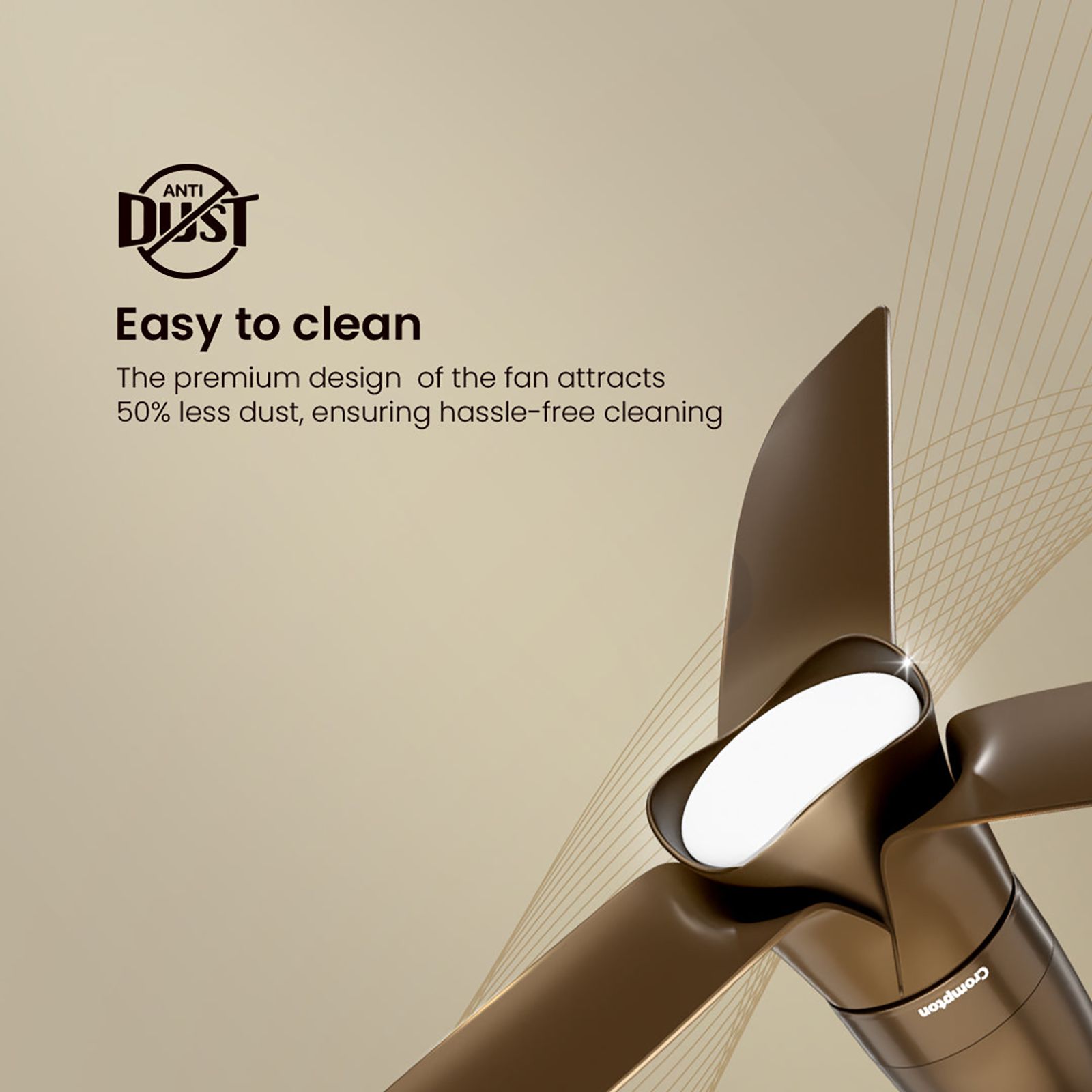 Crompton Silent Pro Blossom 5 Star 1200mm 3 Blade BLDC Motor Smart Ceiling Fan with Remote (Alexa & Google Assistant, Brown) Crompton Silent Pro Blossom 5 Star 1200mm 3 Blade BLDC Motor Smart Ceiling Fan with Remote (Alexa & Google Assistant, Brown)_7