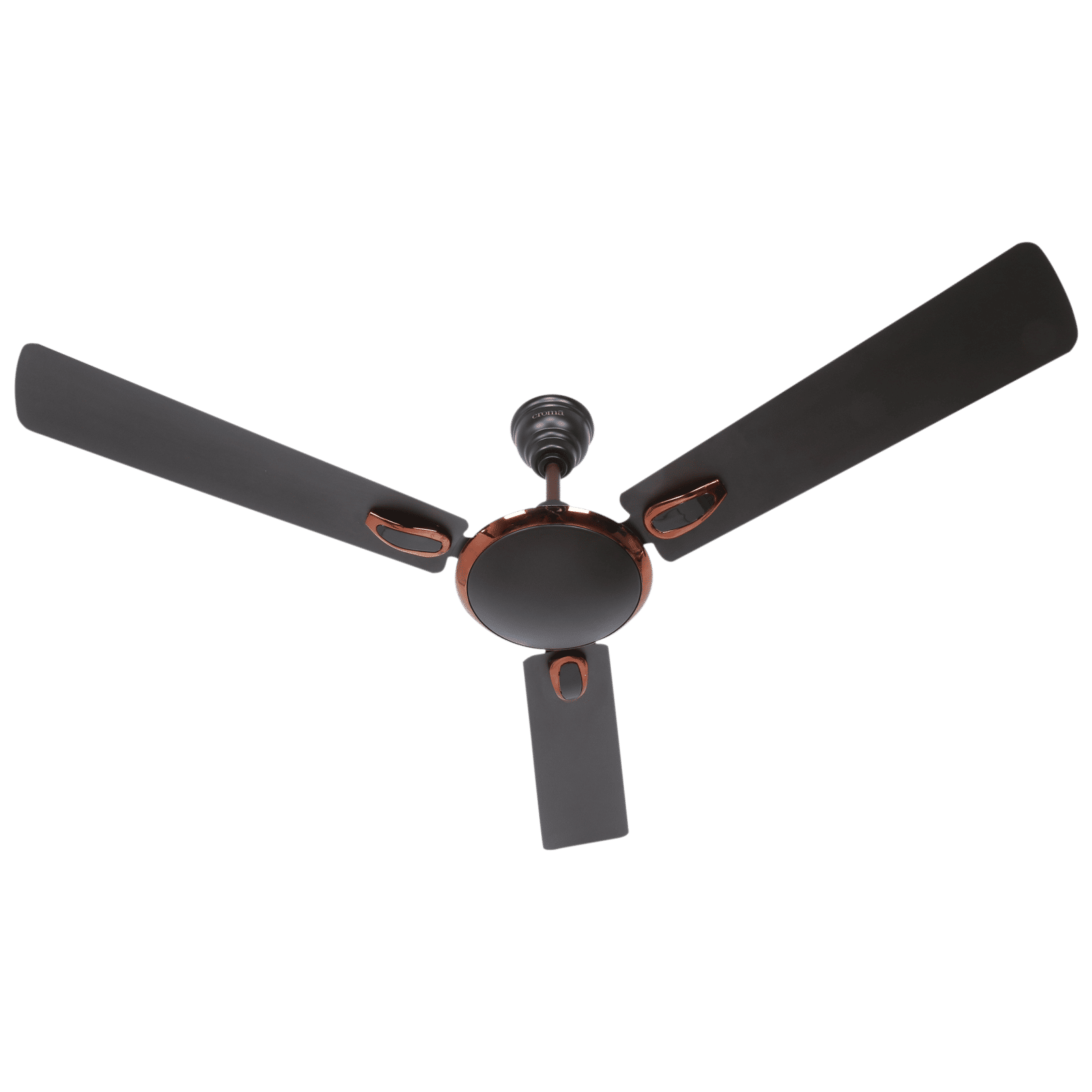 Croma Semi Deco 1200mm 3 Blade Copper Motor Ceiling Fan (Rust Proof, Dark Coffee) Croma Semi Deco 1200mm 3 Blade Copper Motor Ceiling Fan (Rust Proof, Dark Coffee)_1
