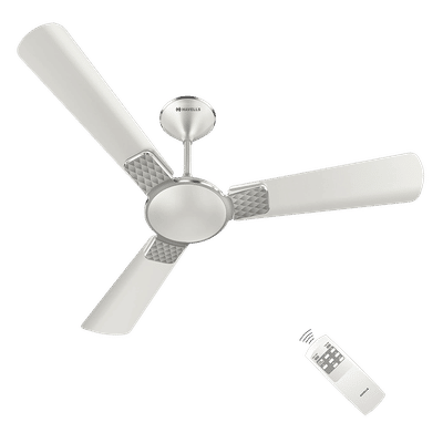 HAVELLS Enticer 5 Star 1200mm 3 Blade BLDC Motor Ceiling Fan with Remote (Dust Resistant, Pearl White Chrome)