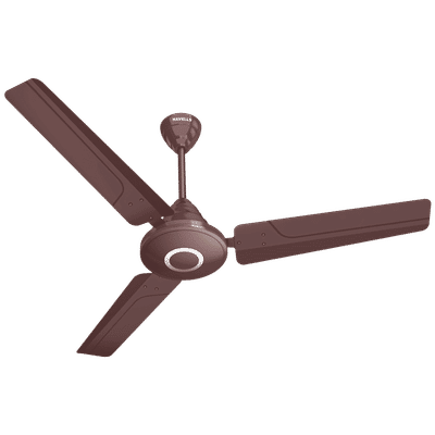 HAVELLS Efficiencia Neo 5 Star 1200mm 3 Blade BLDC Motor Ceiling Fan with Remote (High Speed, Brown)