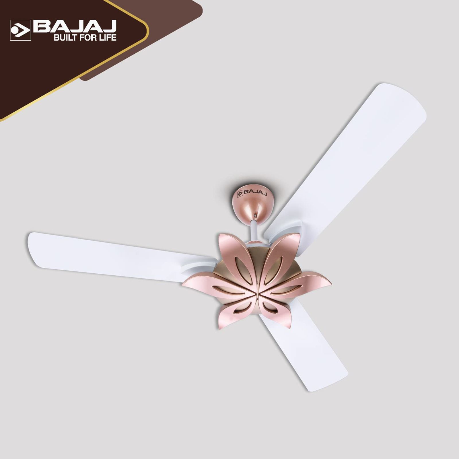 BAJAJ Floweret EE 1 Star 1200mm 3 Blade Anti Bacterial Ceiling Fan (Easy to Clean, White) BAJAJ Floweret EE 1 Star 1200mm 3 Blade Anti Bacterial Ceiling Fan (Easy to Clean, White)_12