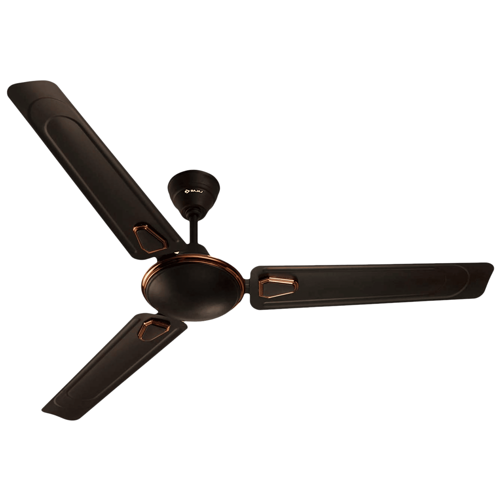 BAJAJ Economy Deco 1200mm 3 Blade Powerful Performance Ceiling Fan (Energy Efficient, Choko Brown) BAJAJ Economy Deco 1200mm 3 Blade Powerful Performance Ceiling Fan (Energy Efficient, Choko Brown)_1
