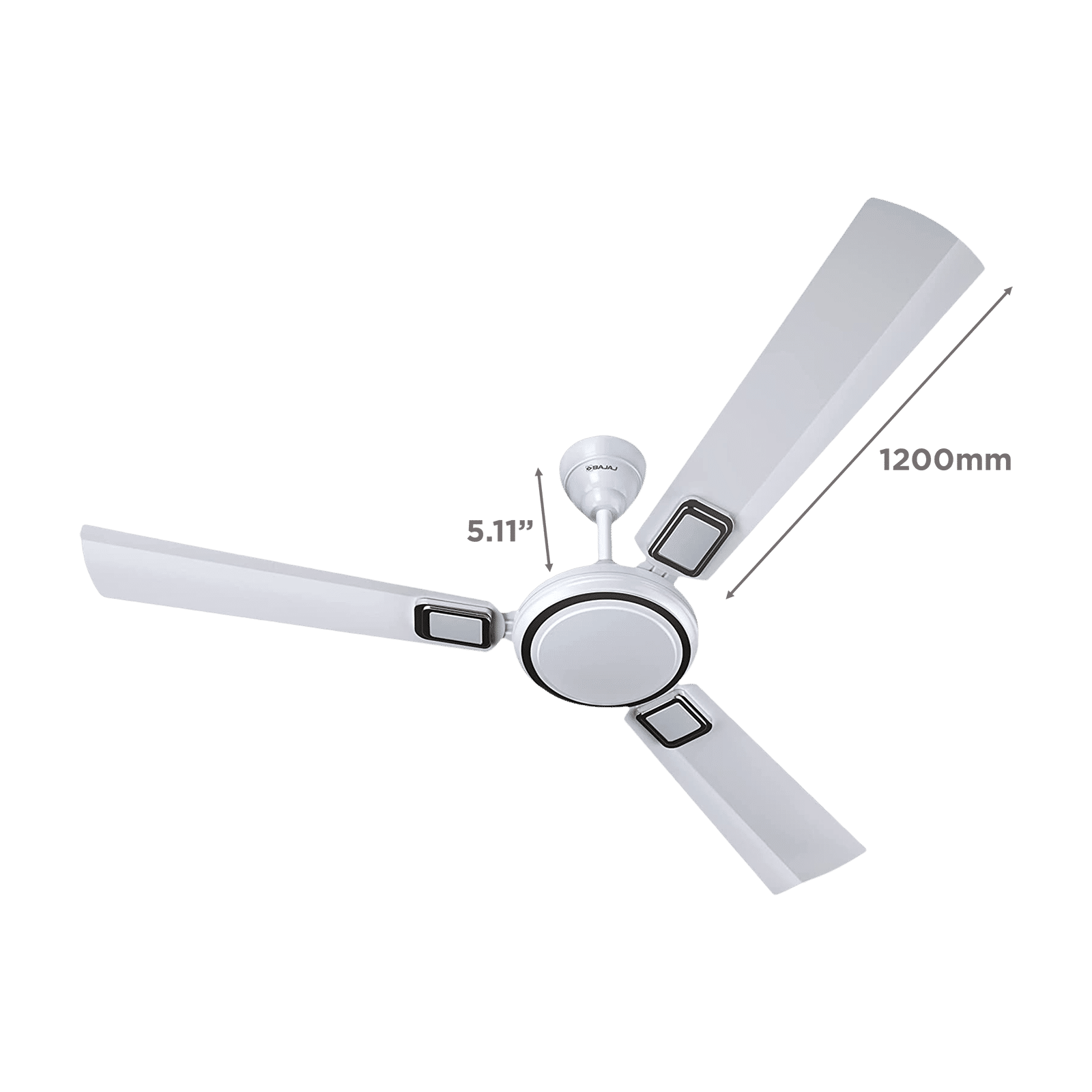 BAJAJ Grace Neo BBD EE 1 Star 1200mm 3 Blade Anti Corrosive Ceiling Fan (Energy Efficient, Moonlight White) BAJAJ Grace Neo BBD EE 1 Star 1200mm 3 Blade Anti Corrosive Ceiling Fan (Energy Efficient, Moonlight White)_2