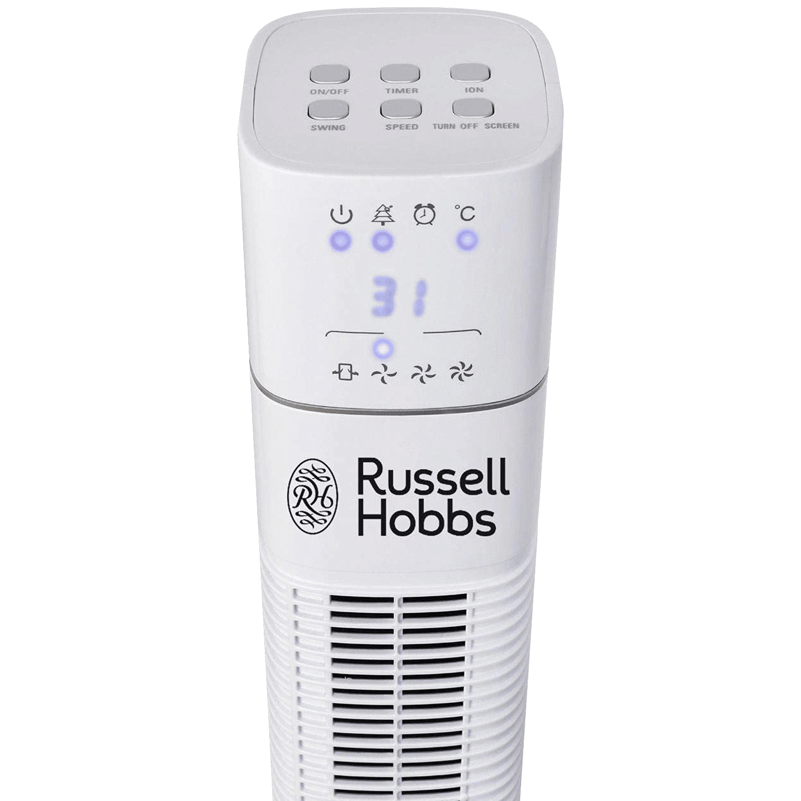 Russell Hobbs RTF-4800 Bladeless 13800 m3/hr Air Delivery Tower Fan with Remote (Superior Quality, White) Russell Hobbs RTF-4800 Bladeless 13800 m3/hr Air Delivery Tower Fan with Remote (Superior Quality, White)_5