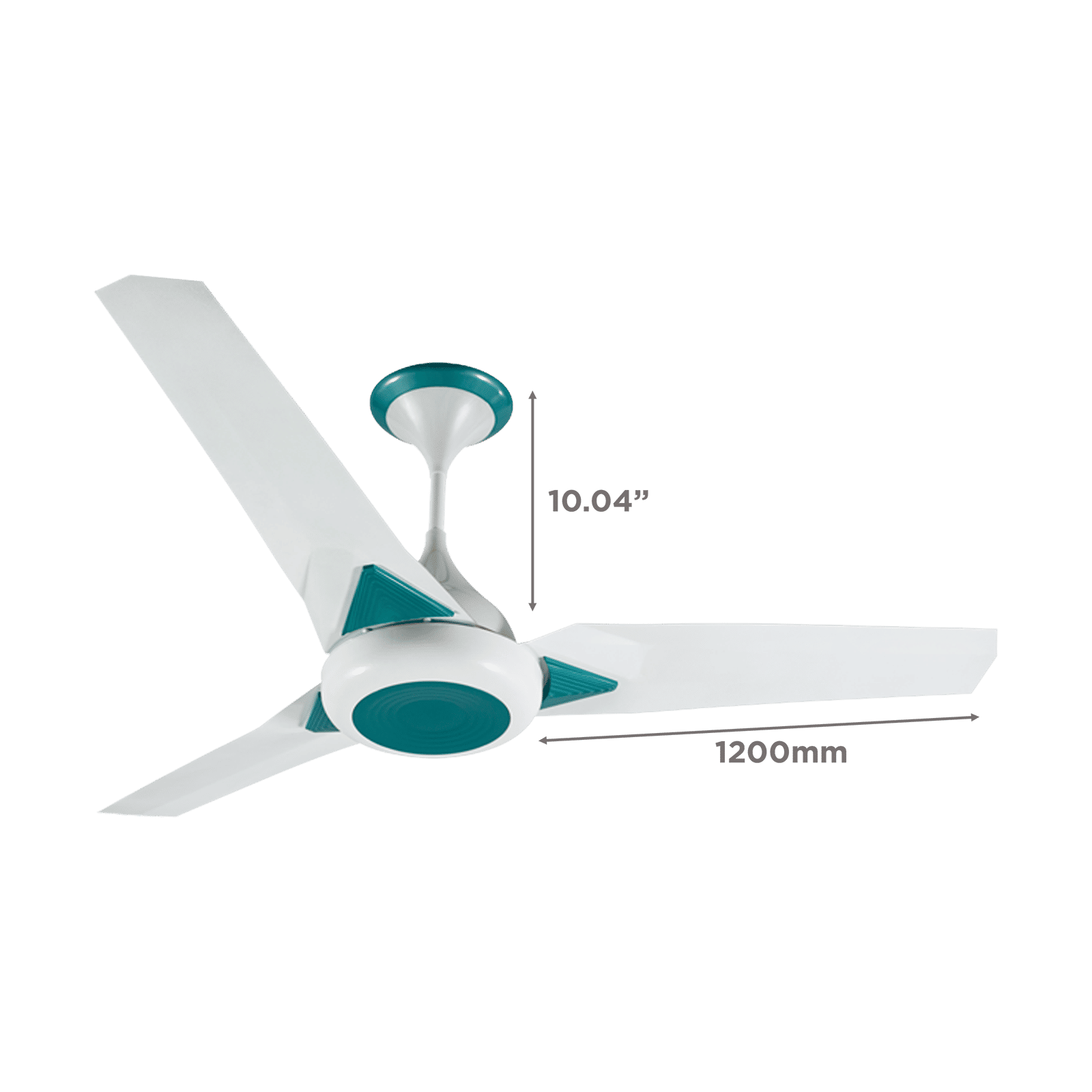 USHA Upsilon Plus 5 Star 1200mm 3 Blade BLDC Motor Ceiling Fan with Remote (Whisper Quiet Operation, White)_2