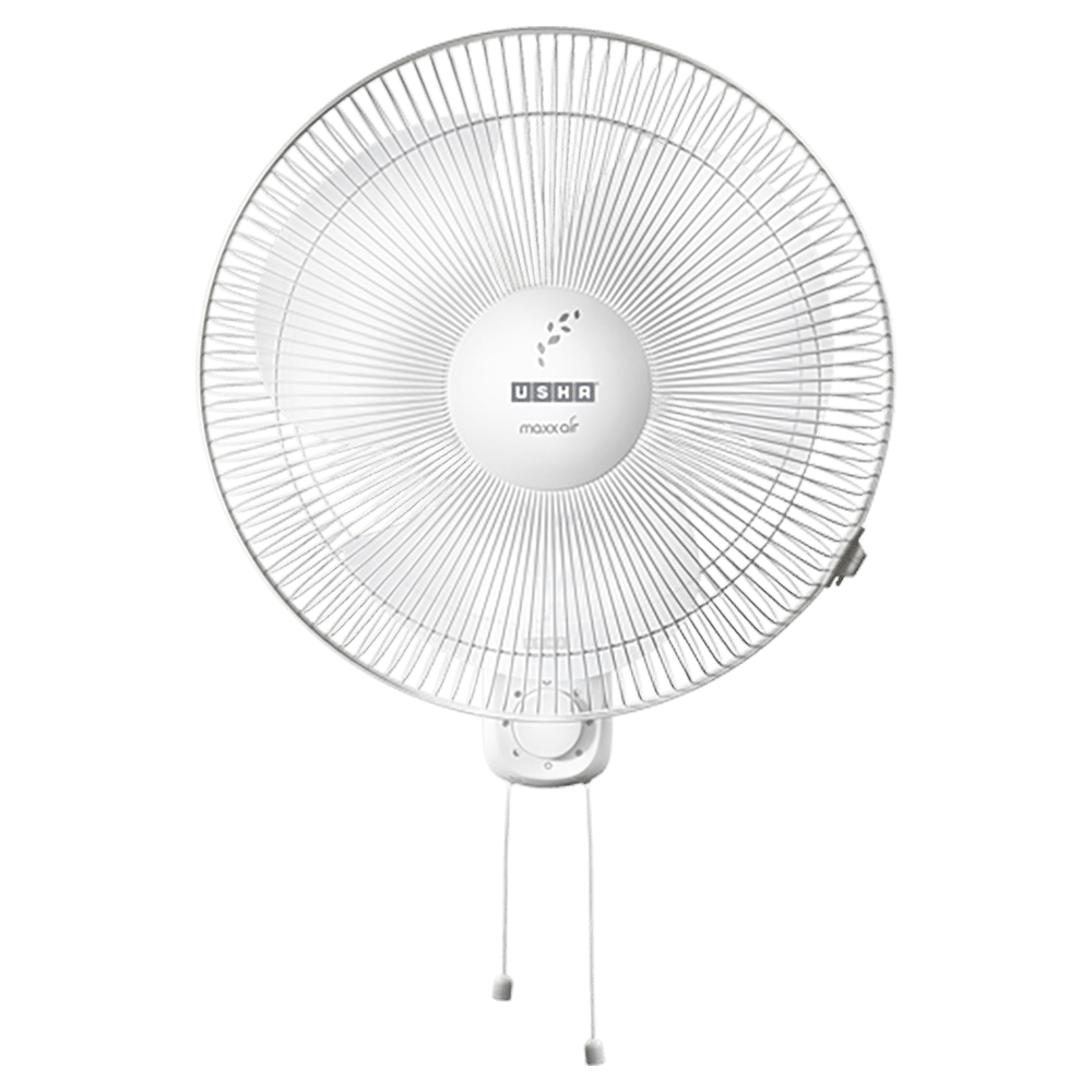 USHA Maxx Air Ultra 400mm 3 Blade Copper Motor Wall Mounted Fan (Thermal Overload Protector, White) USHA Maxx Air Ultra 400mm 3 Blade Copper Motor Wall Mounted Fan (Thermal Overload Protector, White)_1