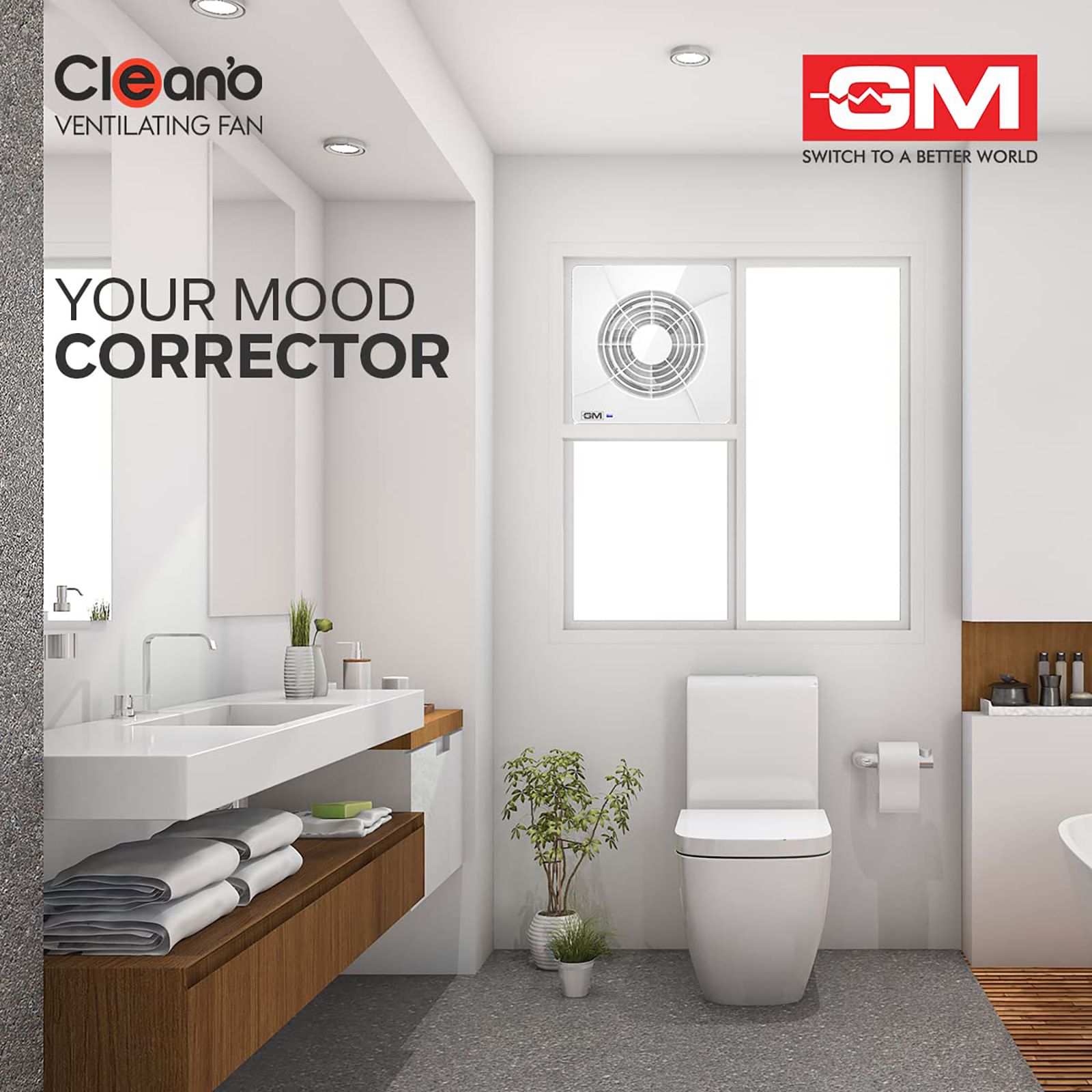 GM Clean'o 4 Inch 100mm Exhaust Fan with BLDC Motor (Noiseless Operation, White) GM Clean'o 4 Inch 100mm Exhaust Fan with BLDC Motor (Noiseless Operation, White)_12