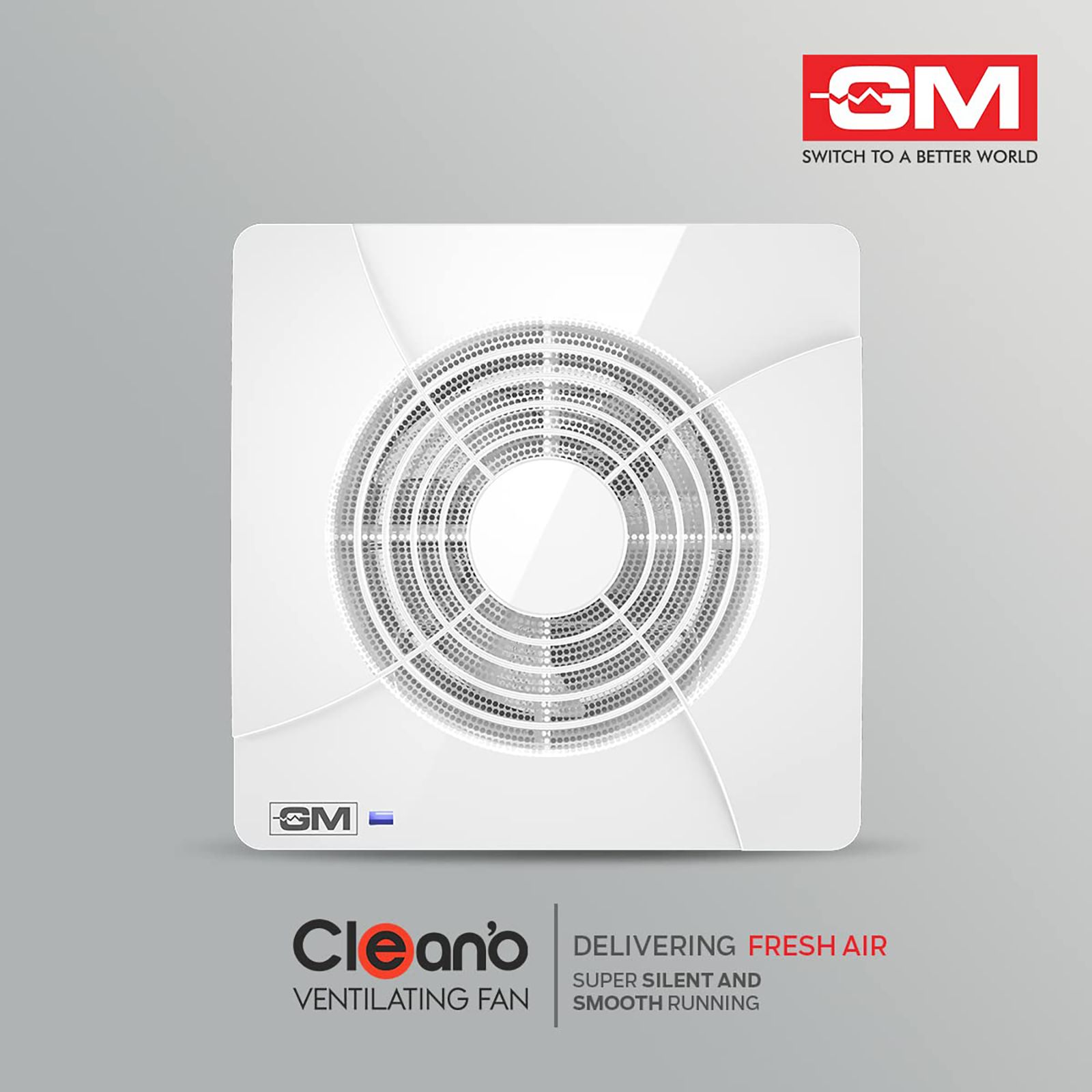 GM Clean'o 4 Inch 100mm Exhaust Fan with BLDC Motor (Noiseless Operation, White) GM Clean'o 4 Inch 100mm Exhaust Fan with BLDC Motor (Noiseless Operation, White)_7