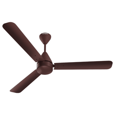 Crompton Energion Hyperjet 5 Star 1200mm 3 Blade BLDC Motor Ceiling Fan with Remote (Anti rust, Brown)