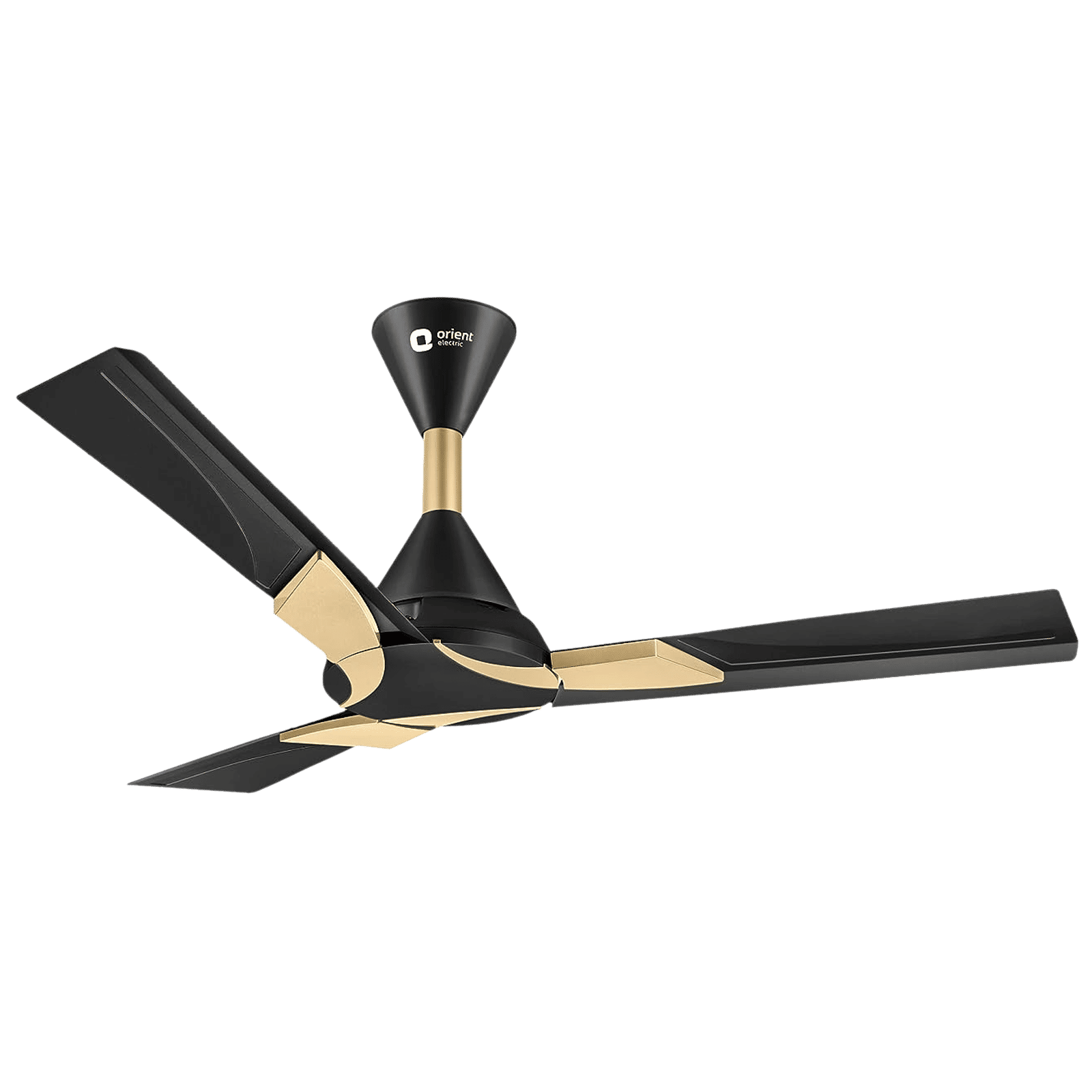 Orient Wendy 5 Star 1200mm 3 Blade High Speed Ceiling Fan (Rust Resistant, Black & Gold)_1