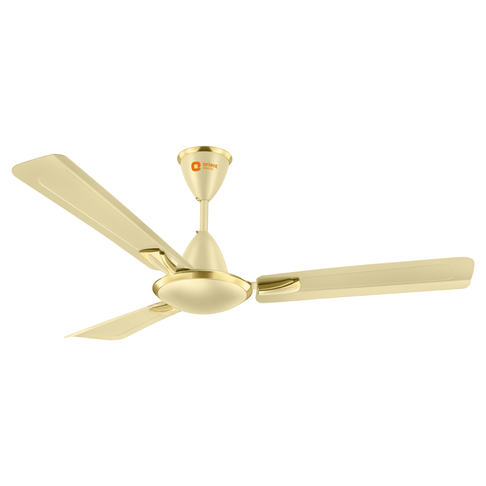 Orient Gratia 1 Star 1200mm 3 Blade High Performance Ceiling Fan (Double Ball Bearing, Metalic Ivory)_1