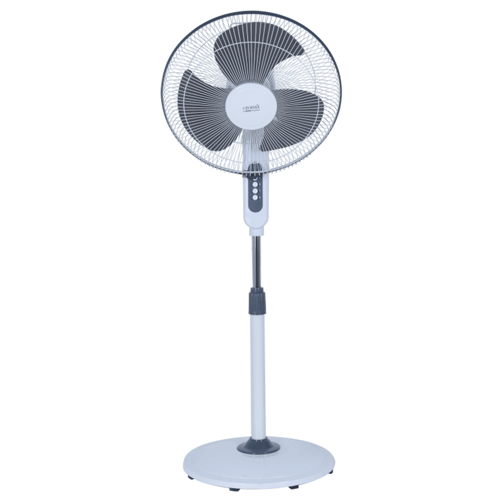 Croma 385mm 3 Blade Silent Operation Pedestal Fan (Powerful & Durable, Grey) Croma 385mm 3 Blade Silent Operation Pedestal Fan (Powerful & Durable, Grey)_1
