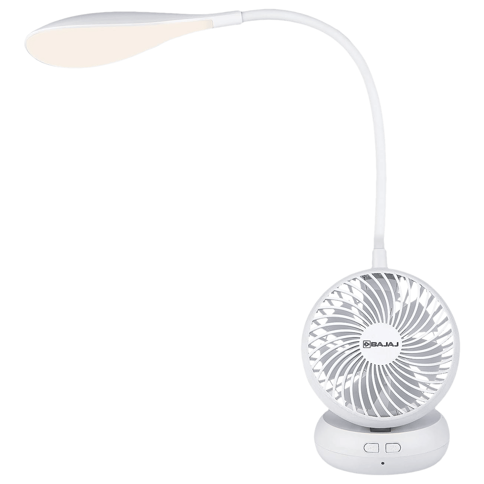 BAJAJ Air Light 85mm 7 Blade Rechargeable Personal Fan with 1800 mAh Battery (Low Power Consumption, White) BAJAJ Air Light 85mm 7 Blade Rechargeable Personal Fan with 1800 mAh Battery (Low Power Consumption, White)_1