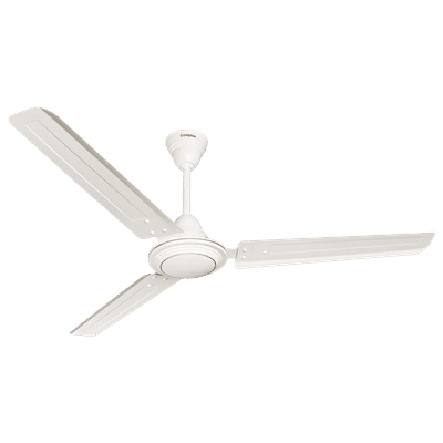 Crompton Surebreeze Hill Briz 1 Star 1200mm 3 Blade Copper Motor Ceiling Fan (Inverter Technology, Opal White)