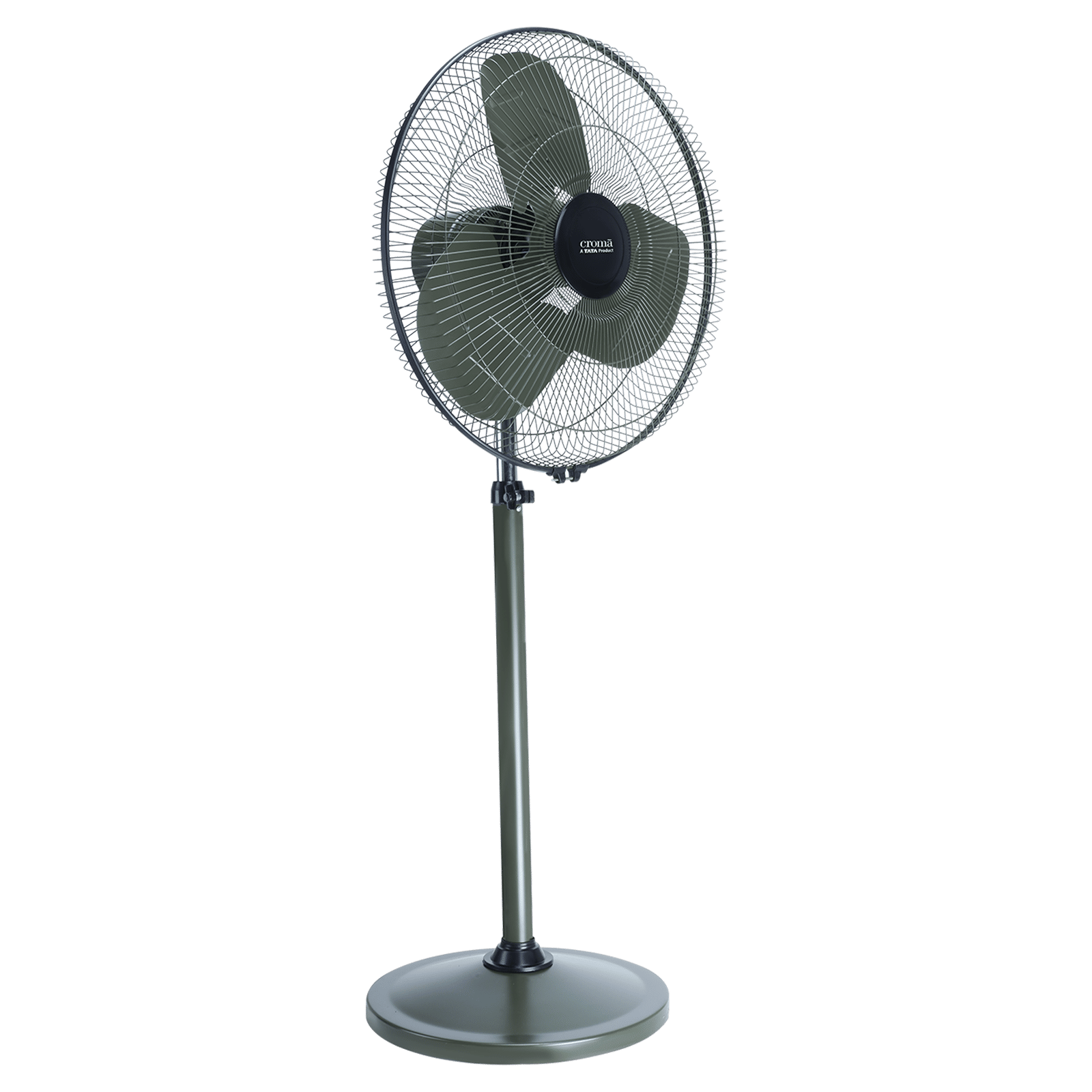 Croma 500mm 3 Blade Silent Operation Pedestal Fan (Adjustable Setting, Military Green) Croma 500mm 3 Blade Silent Operation Pedestal Fan (Adjustable Setting, Military Green)_5
