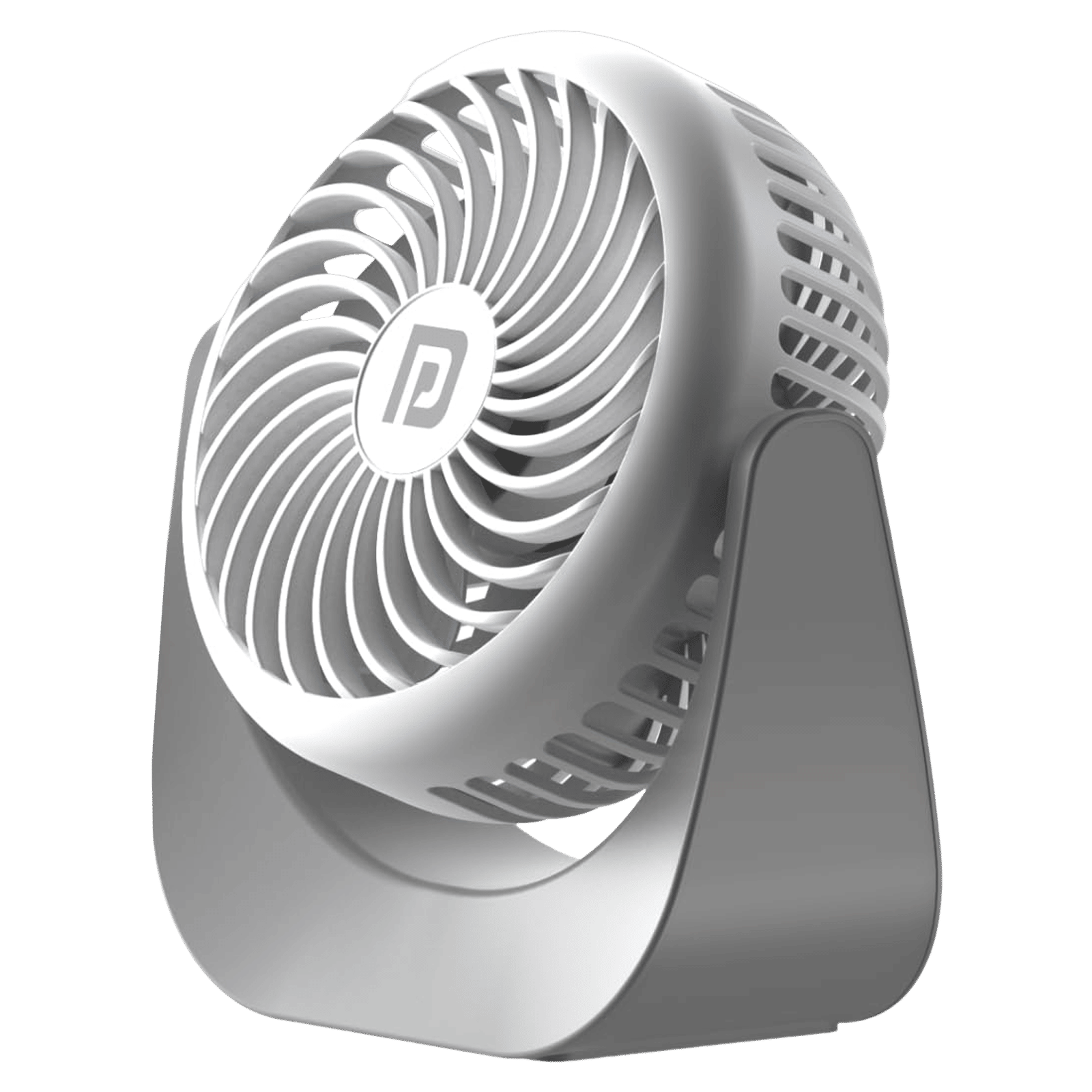 PORTRONICS Toofan 60mm 3 Blade BLDC Motor Mini Rechargeable Fan with 2000 mAh Battery (Low Noise Desk Fan, White) PORTRONICS Toofan 60mm 3 Blade BLDC Motor Mini Rechargeable Fan with 2000 mAh Battery (Low Noise Desk Fan, White)_1