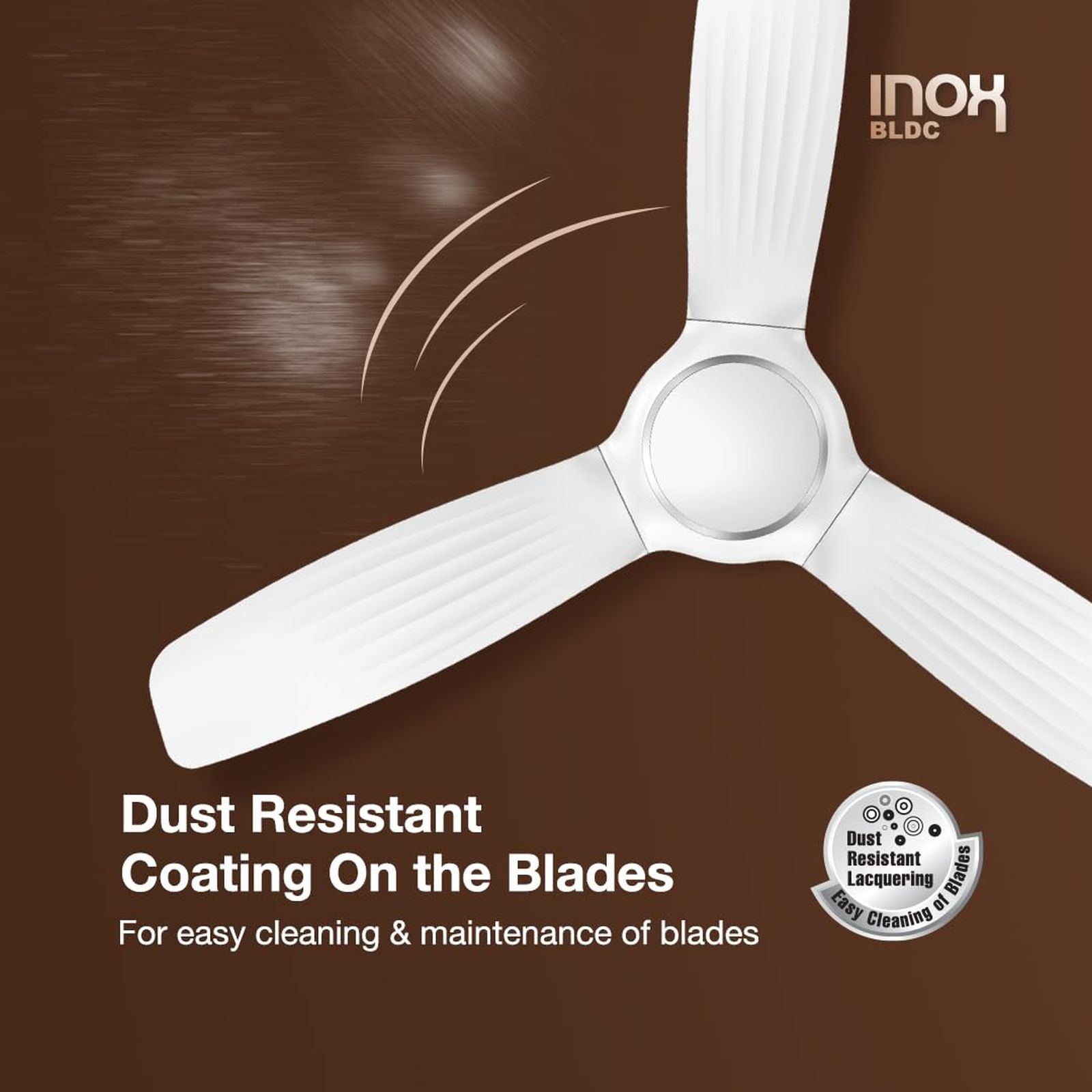 HAVELLS Inox 5 Star 1200mm 3 Blade BLDC Motor Ceiling Fan with Remote (Dust Resistant, Pearl White) HAVELLS Inox 5 Star 1200mm 3 Blade BLDC Motor Ceiling Fan with Remote (Dust Resistant, Pearl White)_11