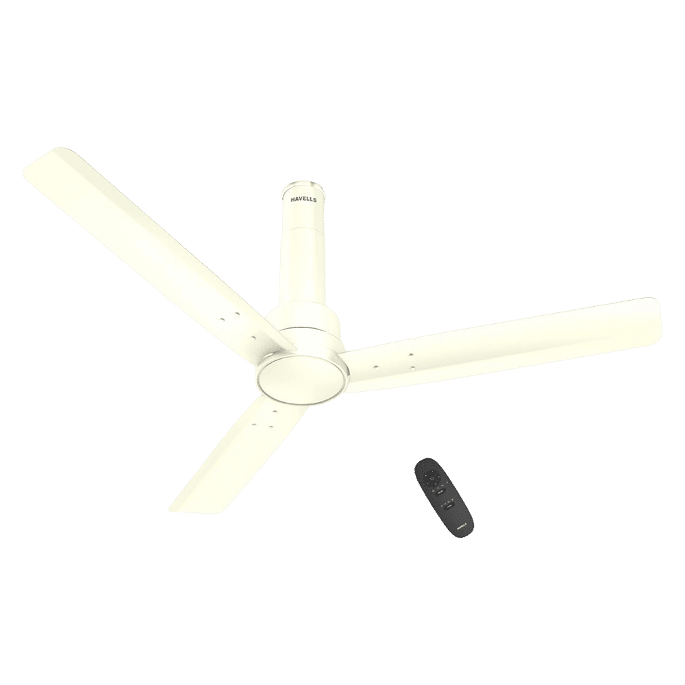 HAVELLS Elio 5 Star 1200mm 3 Blade BLDC Motor Ceiling Fan with Remote (Wood Finished Blades, Bianco)_1