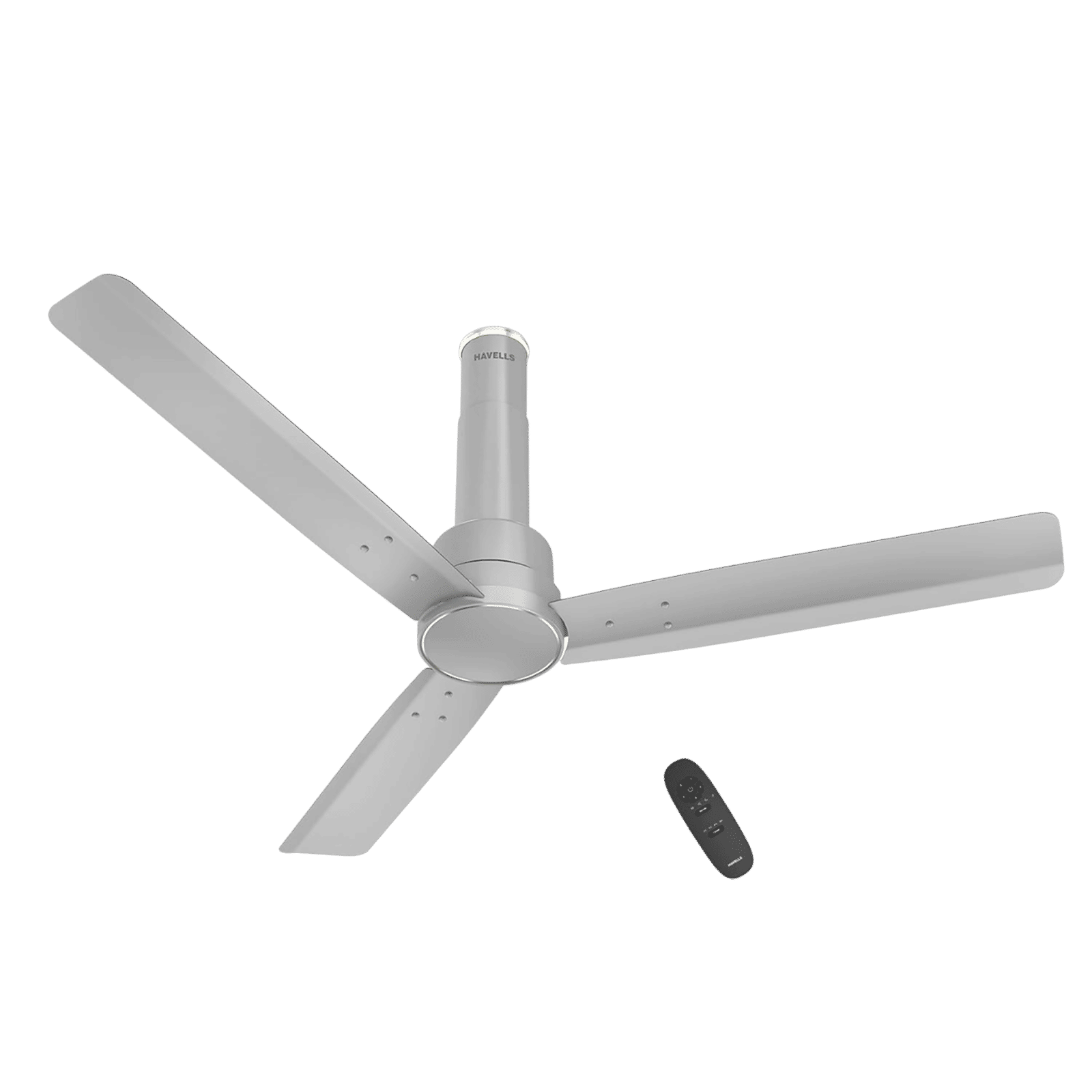 HAVELLS Elio 5 Star 1200mm 3 Blade BLDC Motor Ceiling Fan with Remote (Wood Finished Blades, Grey) HAVELLS Elio 5 Star 1200mm 3 Blade BLDC Motor Ceiling Fan with Remote (Wood Finished Blades, Grey)_1