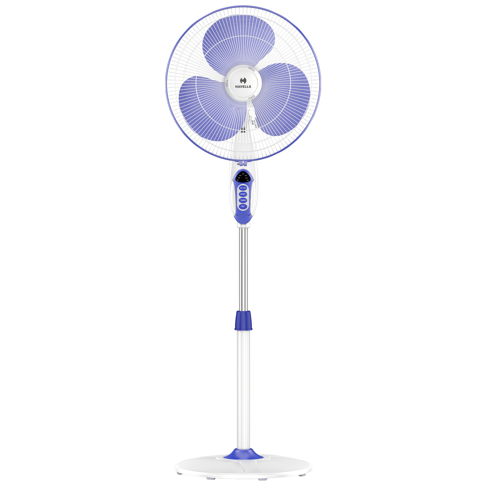 HAVELLS Sprint LED 400mm 3 Blade High Speed Pedestal Fan (LED Indicator, Blue) HAVELLS Sprint LED 400mm 3 Blade High Speed Pedestal Fan (LED Indicator, Blue)_1