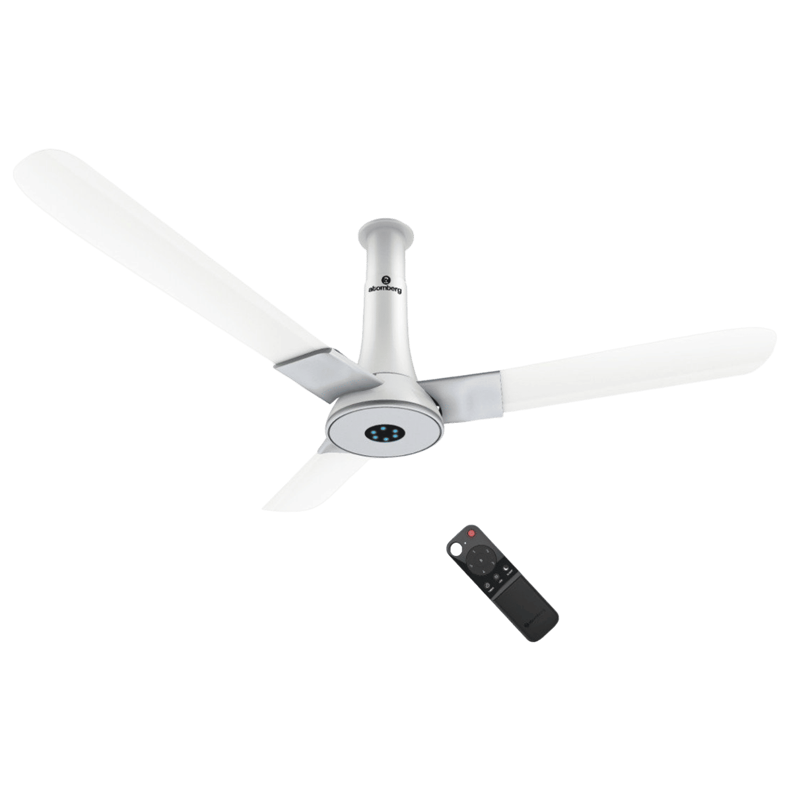 atomberg Studio Smart Plus 5 Star 1200mm 3 Blade BLDC Motor Smart Ceiling Fan with Remote (Boost Mode, Marble White) atomberg Studio Smart Plus 5 Star 1200mm 3 Blade BLDC Motor Smart Ceiling Fan with Remote (Boost Mode, Marble White)_1