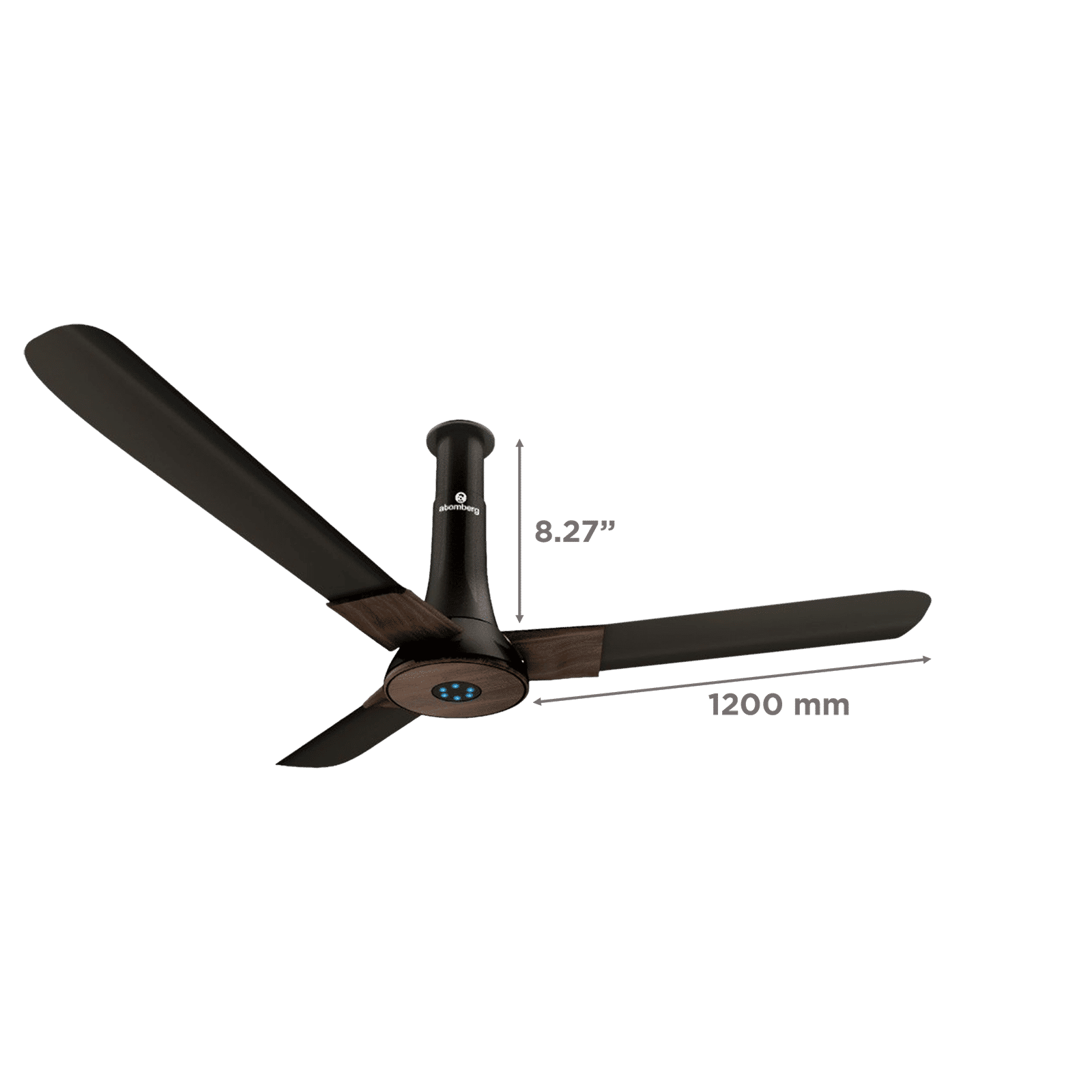 atomberg Studio Smart Plus 5 Star 1200mm 3 Blade BLDC Motor Smart Ceiling Fan with Remote (Boost Mode, Earth Brown) atomberg Studio Smart Plus 5 Star 1200mm 3 Blade BLDC Motor Smart Ceiling Fan with Remote (Boost Mode, Earth Brown)_2