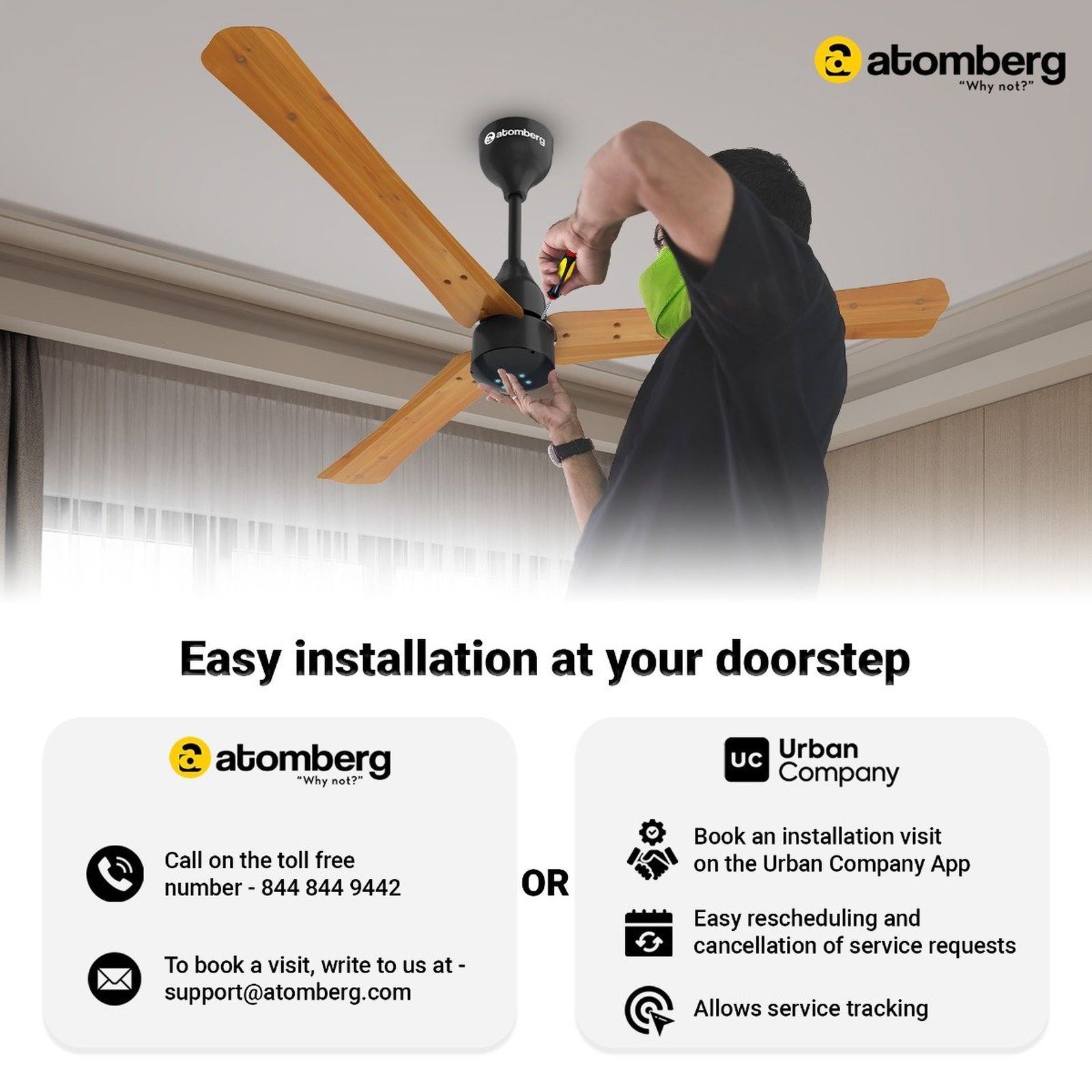 atomberg Renesa Smart 5 Star 1200mm 3 Blade BLDC Motor Smart Ceiling Fan with Remote (Boost Mode, Misty Teal) atomberg Renesa Smart 5 Star 1200mm 3 Blade BLDC Motor Smart Ceiling Fan with Remote (Boost Mode, Misty Teal)_16