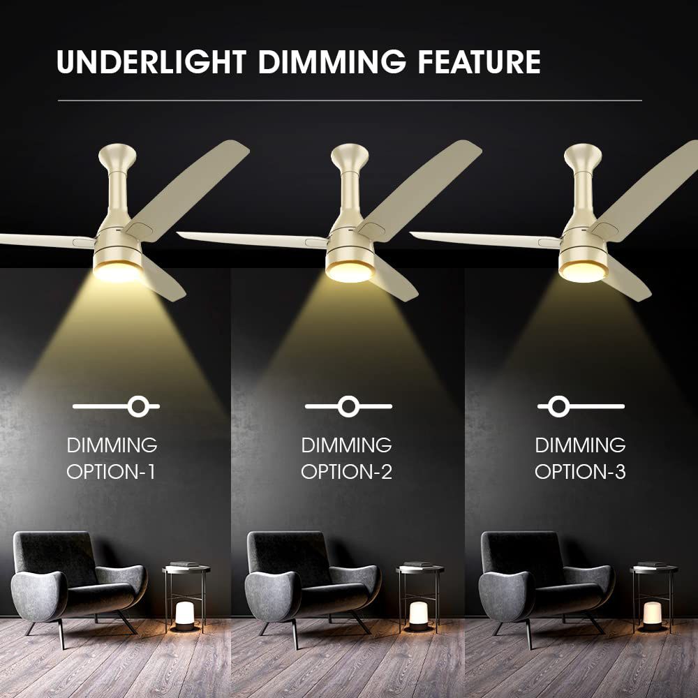Crompton Energion Roverr Underlight 5 Star 1200mm 3 Blade BLDC Motor Ceiling Fan with Remote (Intelligent Memory Function, Champagne Gold) Crompton Energion Roverr Underlight 5 Star 1200mm 3 Blade BLDC Motor Ceiling Fan with Remote (Intelligent Memory Function, Champagne Gold)_8