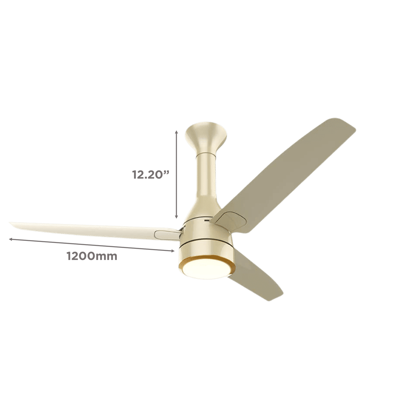 Crompton Energion Roverr Underlight 5 Star 1200mm 3 Blade BLDC Motor Ceiling Fan with Remote (Intelligent Memory Function, Champagne Gold) Crompton Energion Roverr Underlight 5 Star 1200mm 3 Blade BLDC Motor Ceiling Fan with Remote (Intelligent Memory Function, Champagne Gold)_2