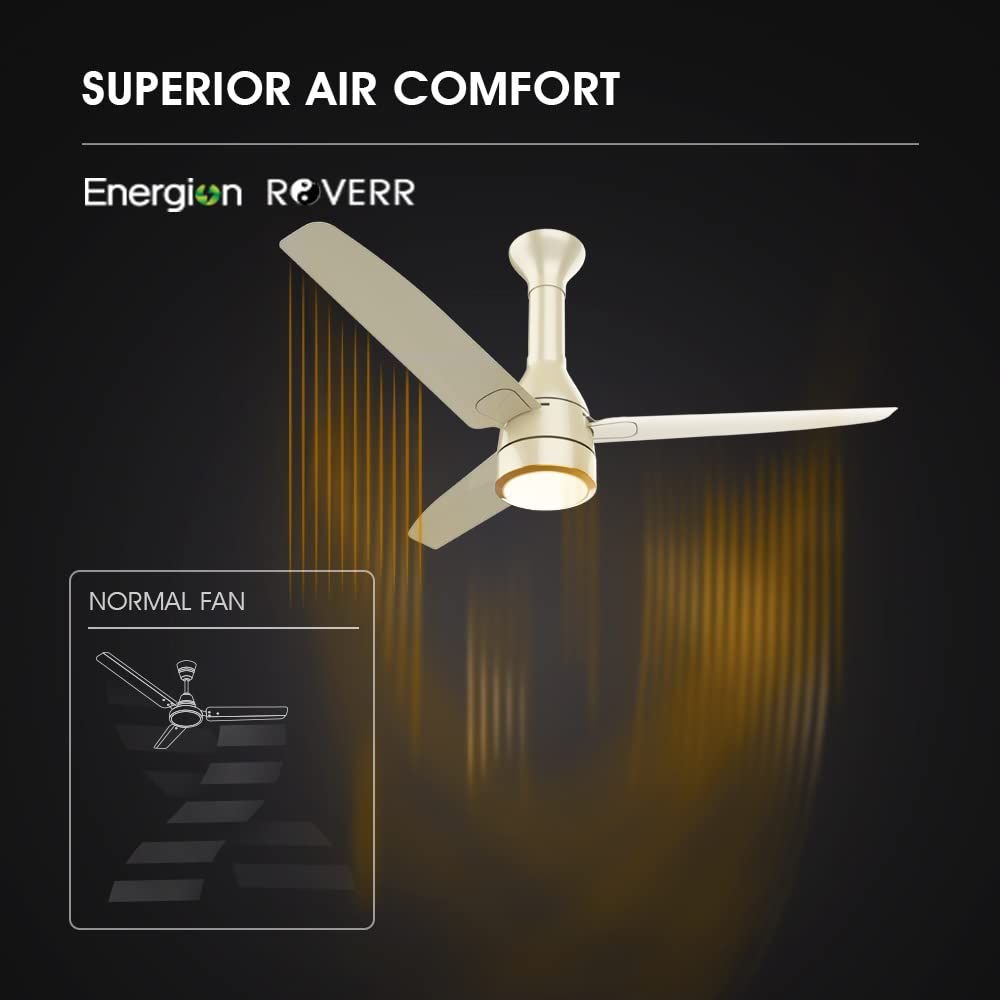 Crompton Energion Roverr Underlight 5 Star 1200mm 3 Blade BLDC Motor Ceiling Fan with Remote (Intelligent Memory Function, Champagne Gold) Crompton Energion Roverr Underlight 5 Star 1200mm 3 Blade BLDC Motor Ceiling Fan with Remote (Intelligent Memory Function, Champagne Gold)_6