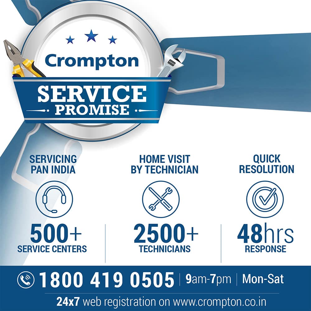 Crompton Mountair New 6 Inch 150mm Exhaust Fan (Silent Operation, White)_6