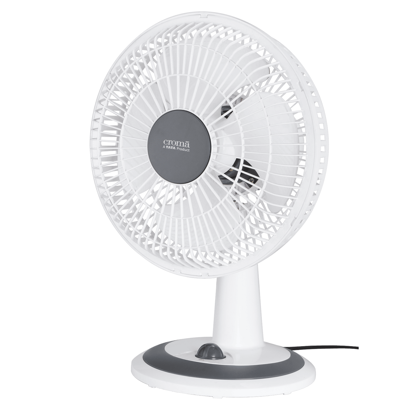 Croma 285mm 4 Blade Copper Motor Table Fan (3 Speed Control, White) Croma 285mm 4 Blade Copper Motor Table Fan (3 Speed Control, White)_14