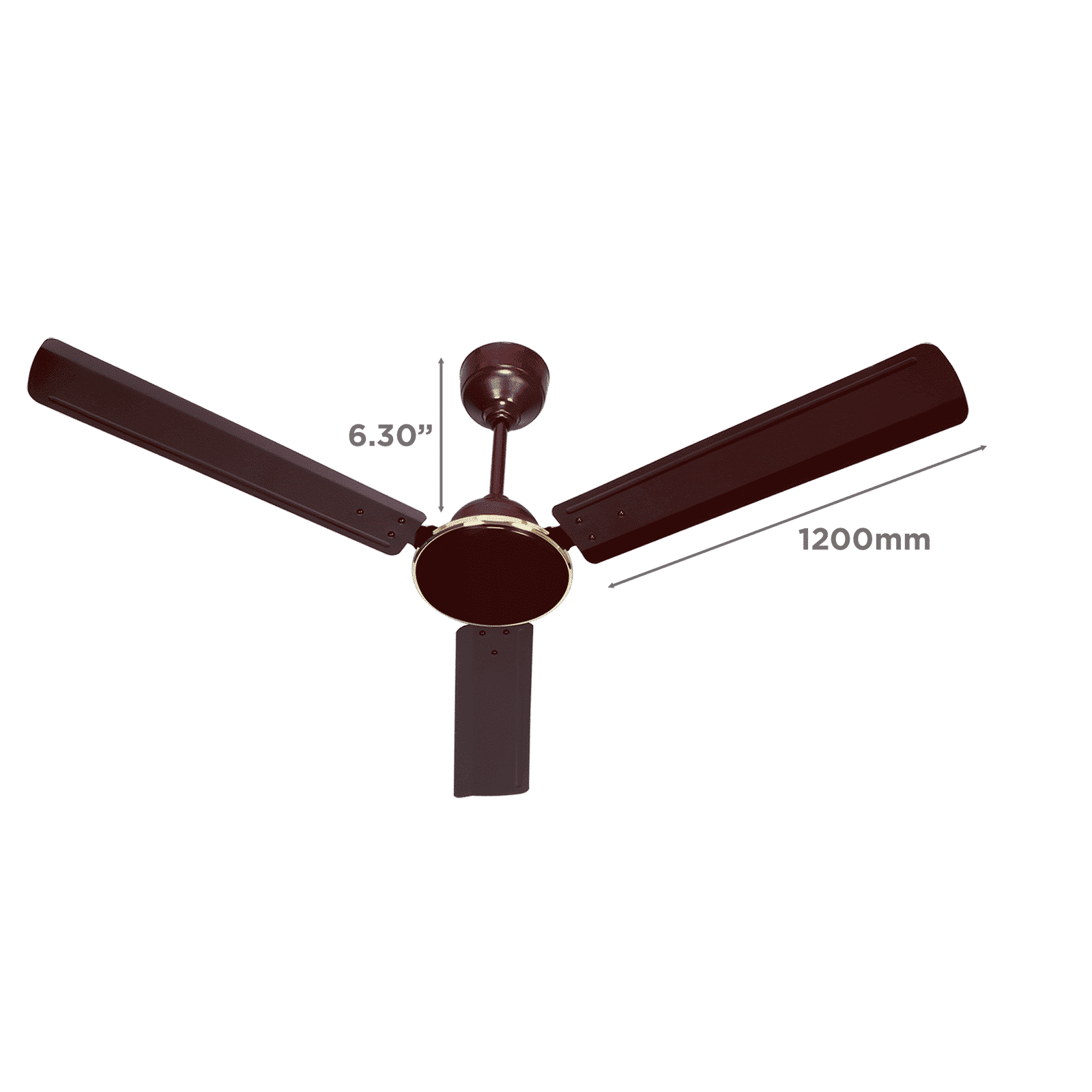 Croma 5 Star 1200mm 3 Blade BLDC Motor Ceiling Fan with Remote (Sleep Function, Brown) Croma 5 Star 1200mm 3 Blade BLDC Motor Ceiling Fan with Remote (Sleep Function, Brown)_2