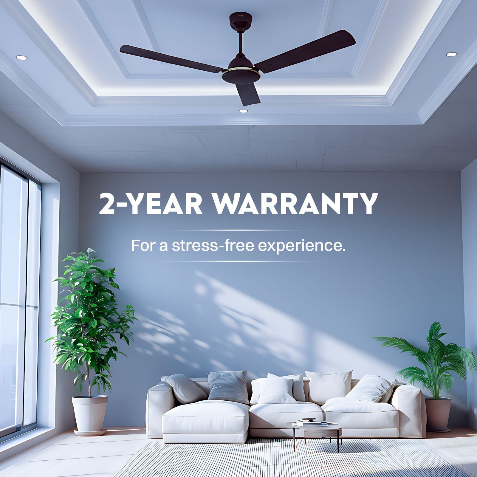 Croma 5 Star 1200mm 3 Blade BLDC Motor Ceiling Fan with Remote (Sleep Function, Brown) Croma 5 Star 1200mm 3 Blade BLDC Motor Ceiling Fan with Remote (Sleep Function, Brown)_9