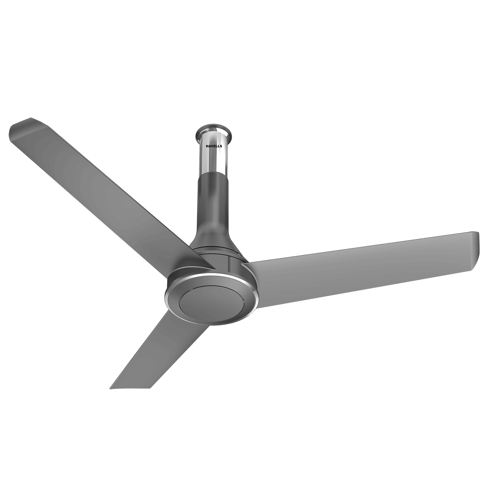 HAVELLS Crista 5 Star 1200mm 3 Blade BLDC Motor Ceiling Fan with Remote (Aerodynamic Winglet Blades, Slate Chrome)_1